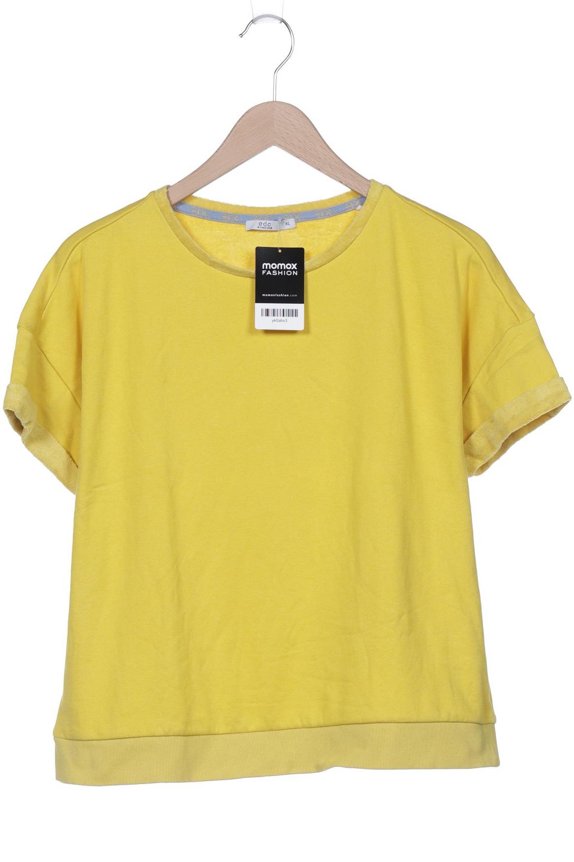 

edc by Esprit Damen Sweatshirt, gelb, Gr. 44