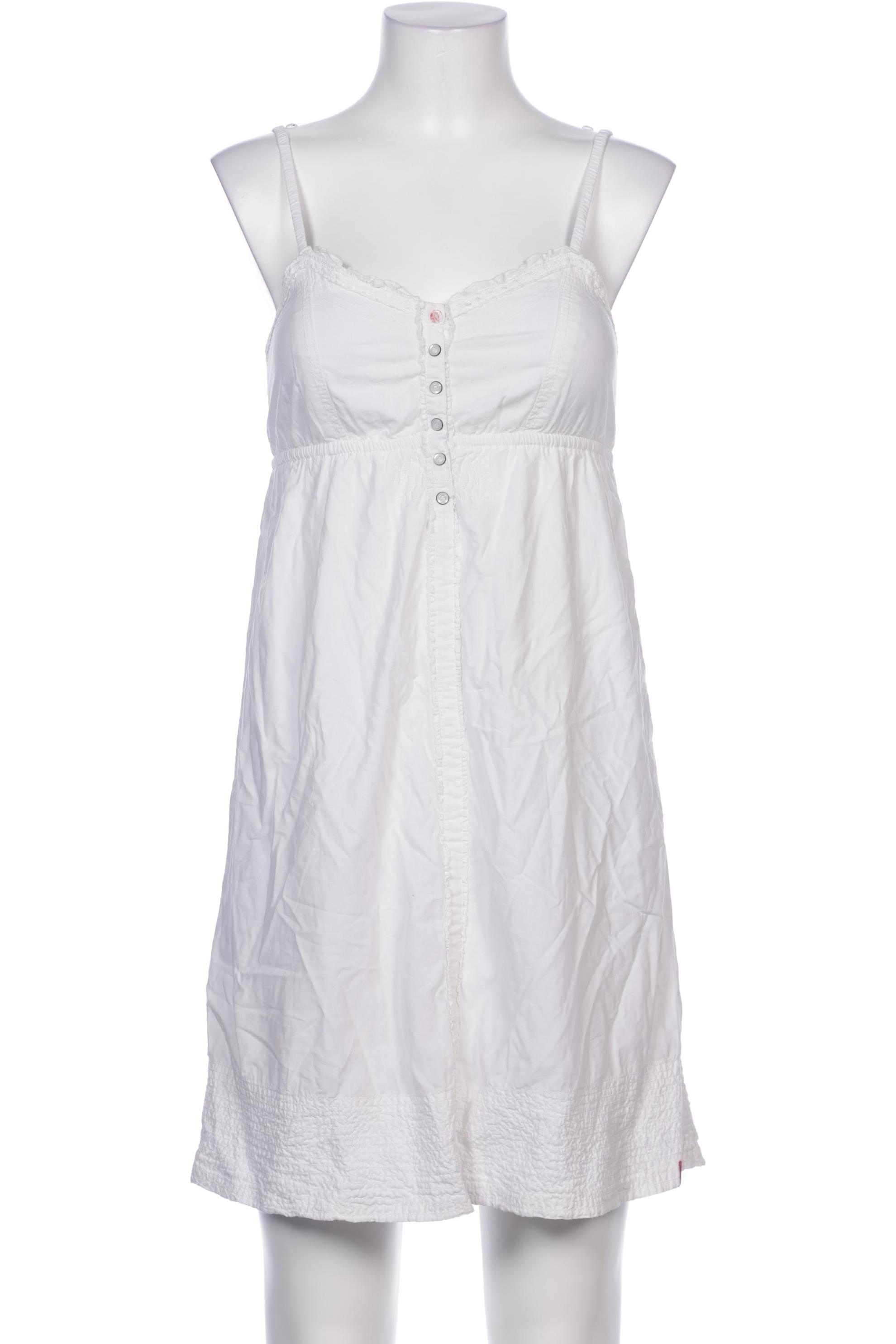 

edc by Esprit Damen Kleid, weiß, Gr. 36
