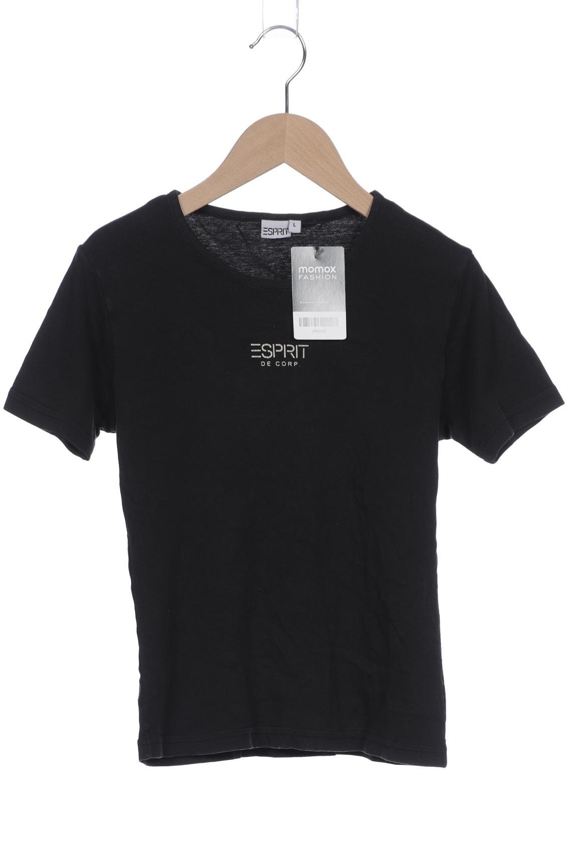 

edc by Esprit Damen T-Shirt, schwarz, Gr. 42