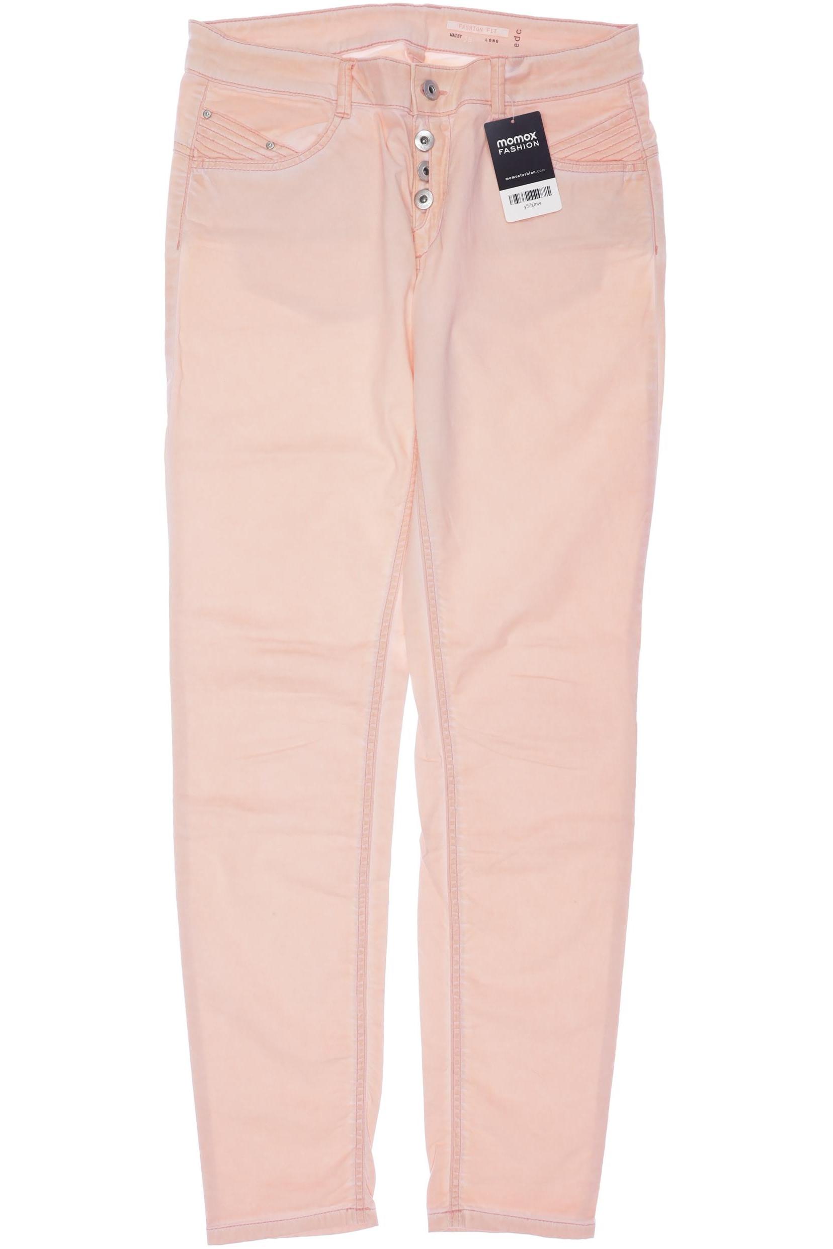 

edc by Esprit Damen Stoffhose, rot, Gr. 38