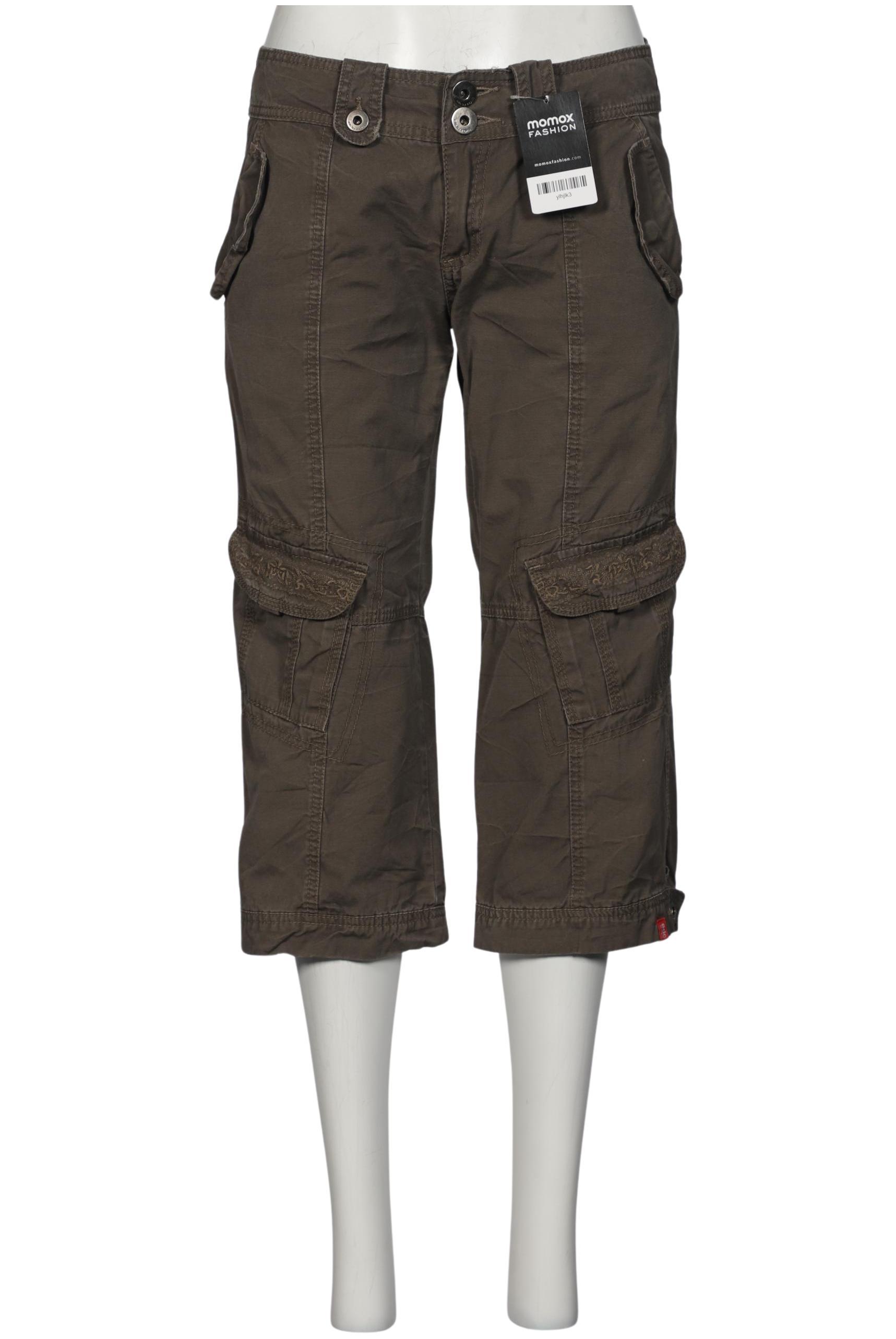 

edc by Esprit Damen Stoffhose, braun, Gr. 38