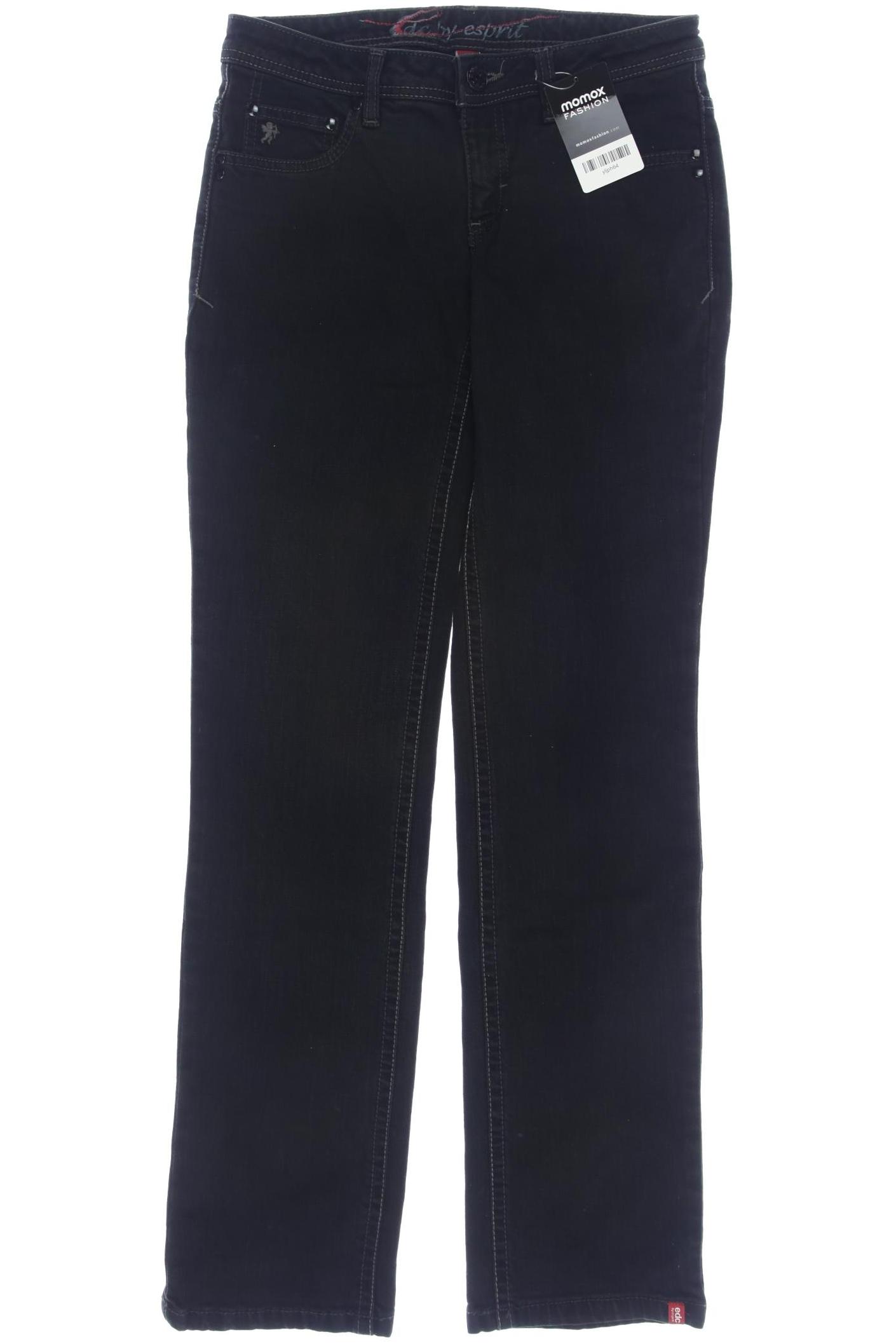 

edc by Esprit Damen Jeans, schwarz, Gr. 36
