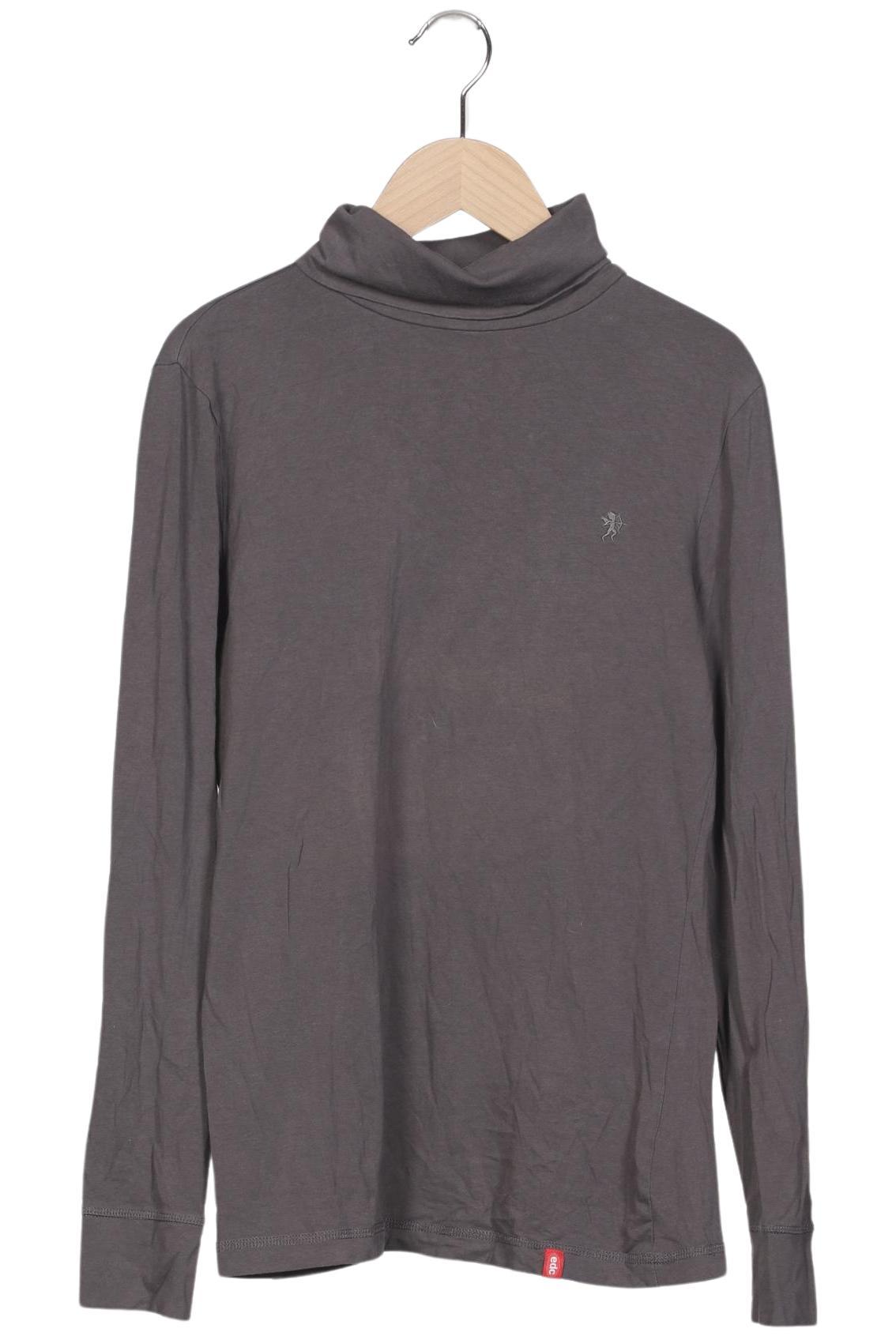 

edc by Esprit Damen Langarmshirt, grau, Gr. 42