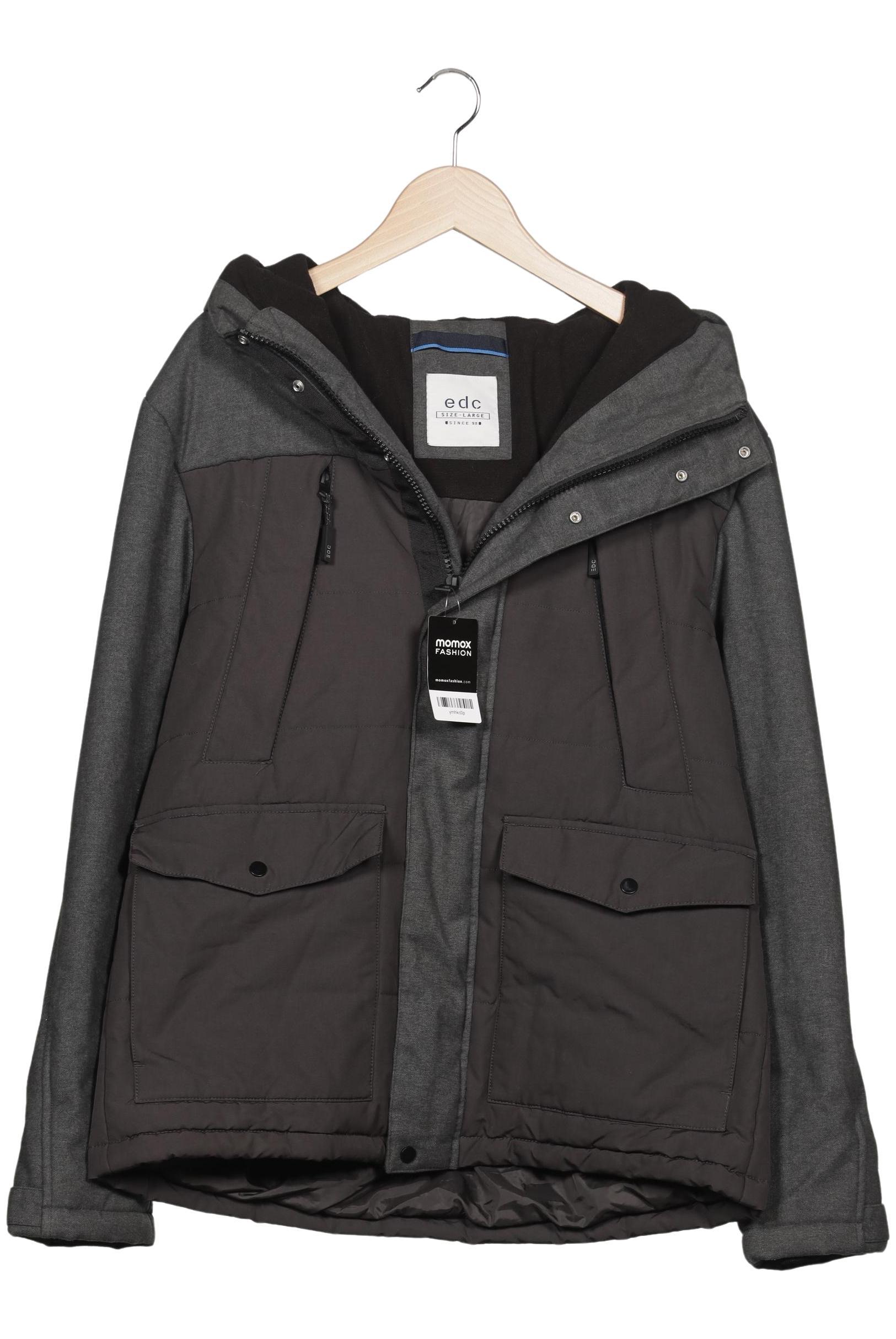 

edc by Esprit Herren Jacke, grau, Gr. 52