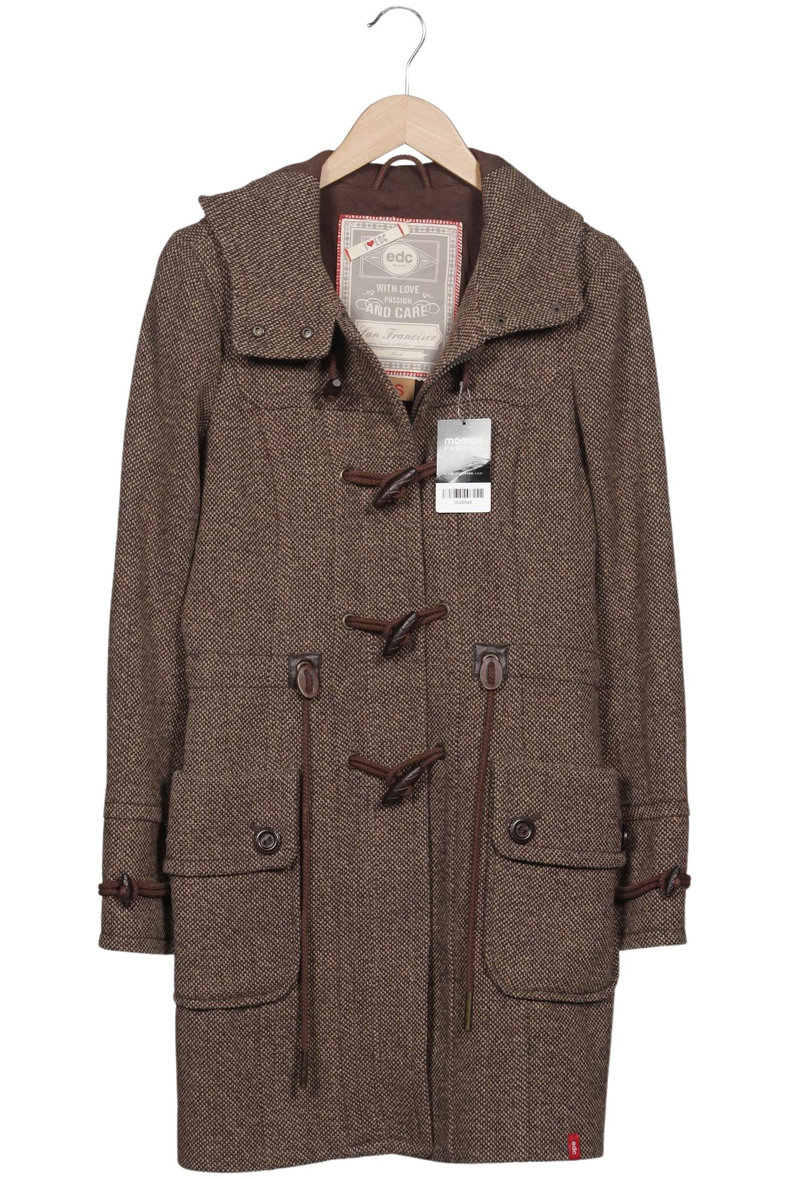 

edc by Esprit Damen Mantel, braun, Gr. 36