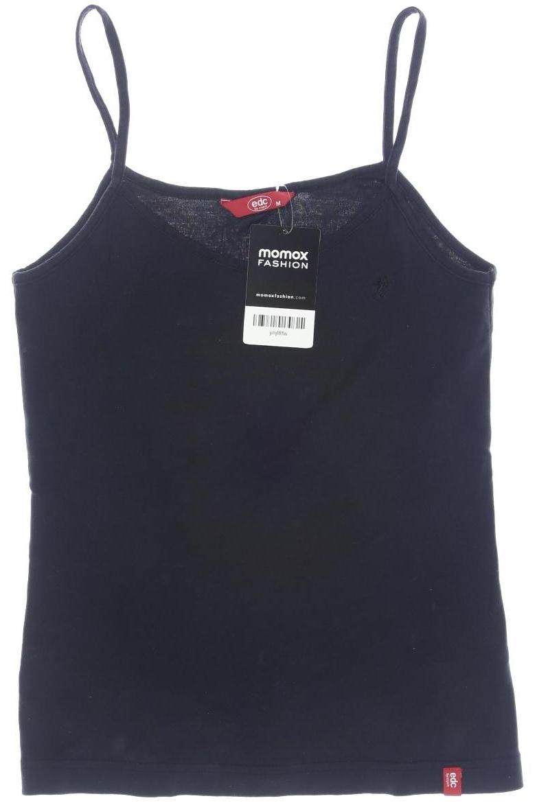 

edc by Esprit Damen Top, schwarz, Gr. 38