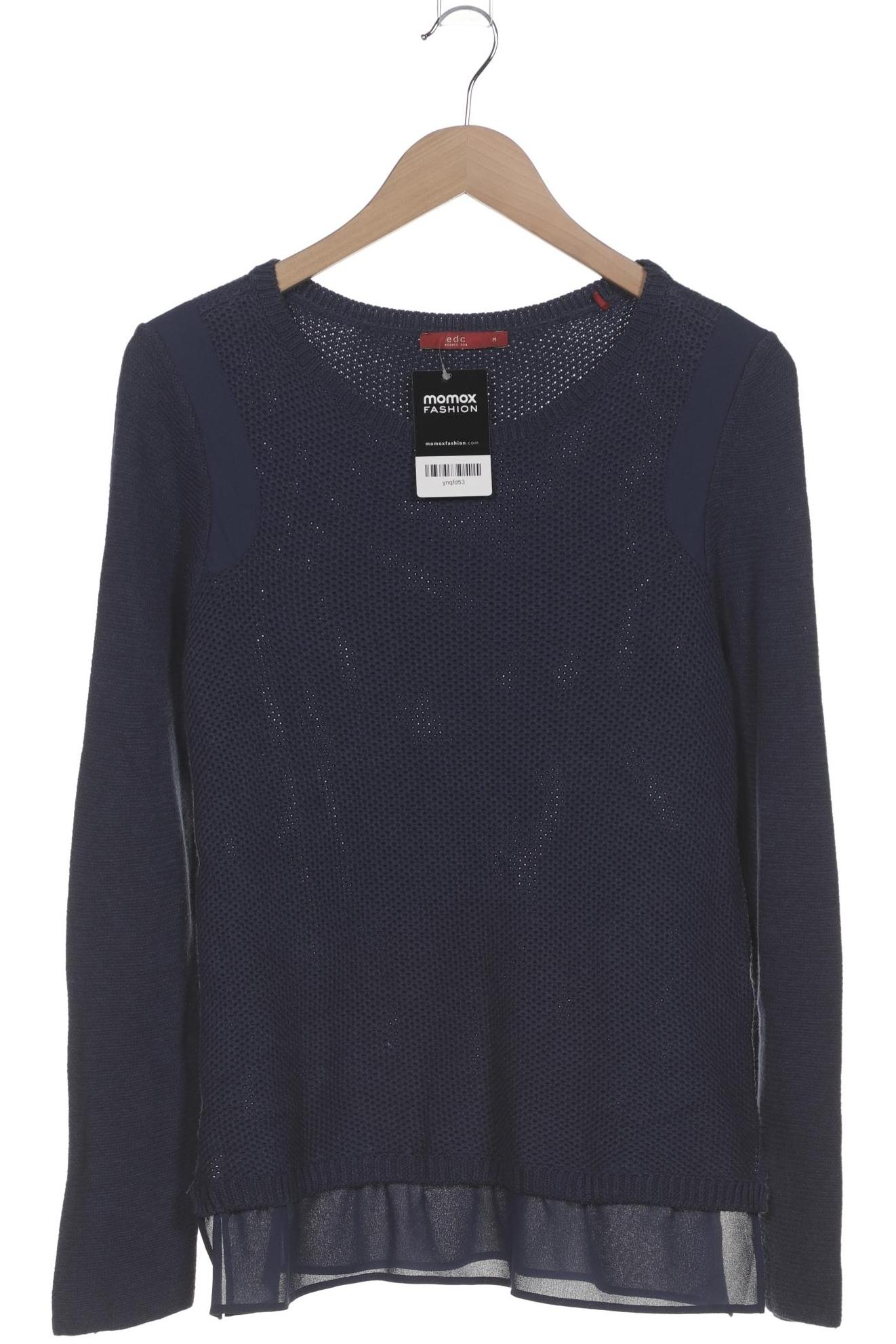 

edc by Esprit Damen Pullover, marineblau, Gr. 38