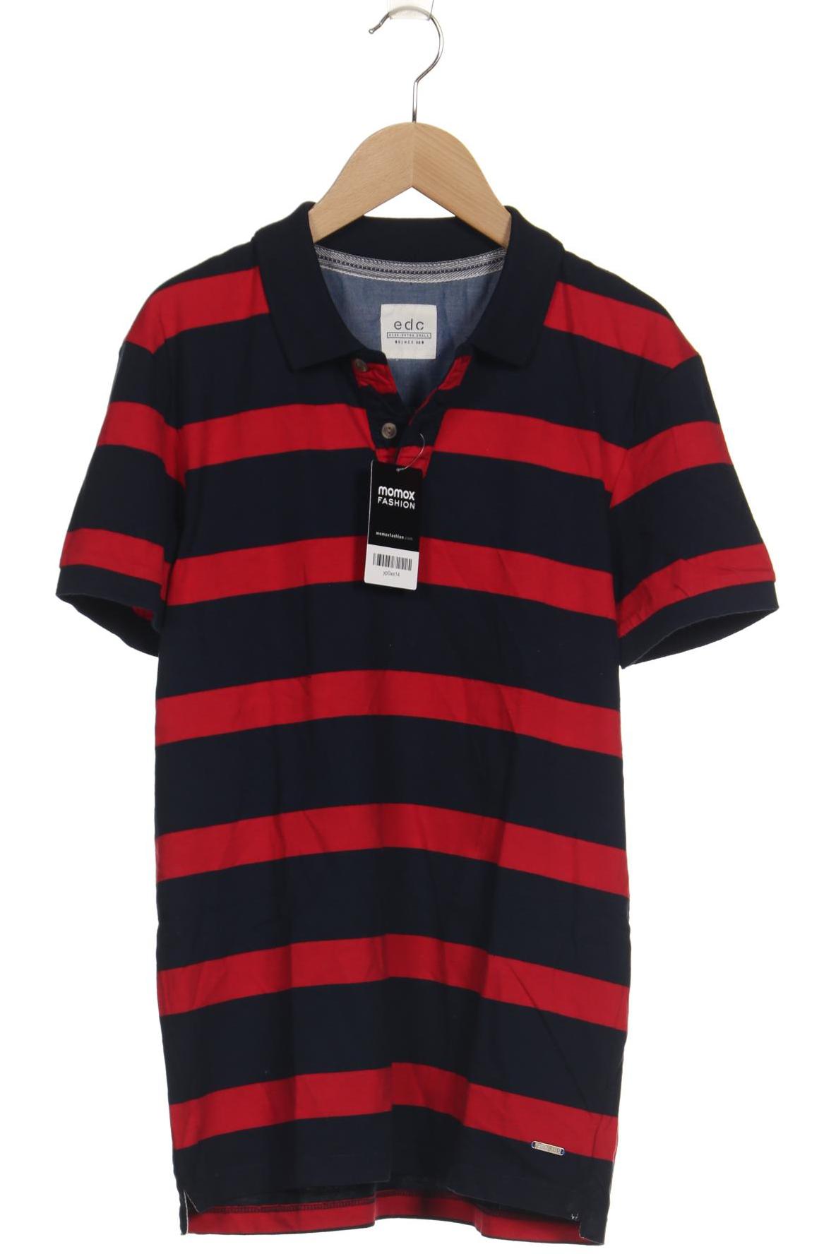 

edc by Esprit Herren Poloshirt, marineblau, Gr. 44