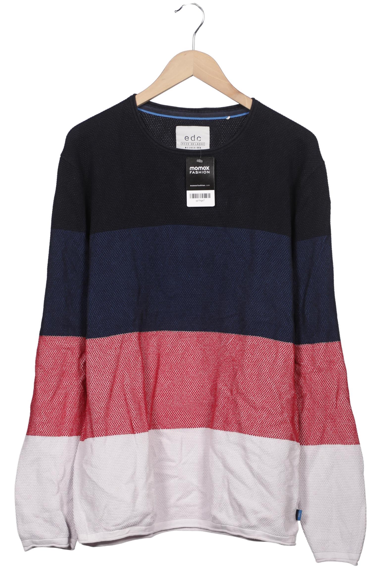 

edc by Esprit Herren Pullover, mehrfarbig, Gr. 56