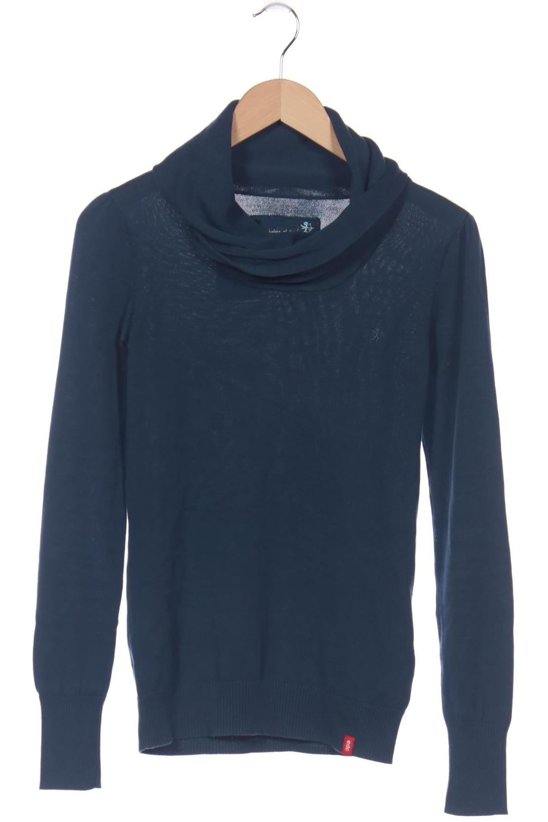 

edc by Esprit Damen Pullover, blau, Gr. 36