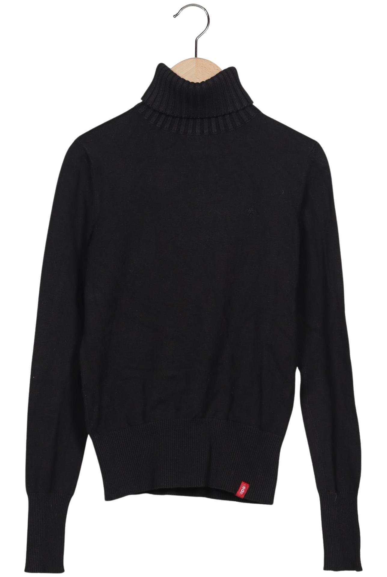 

edc by Esprit Damen Pullover, schwarz, Gr. 34