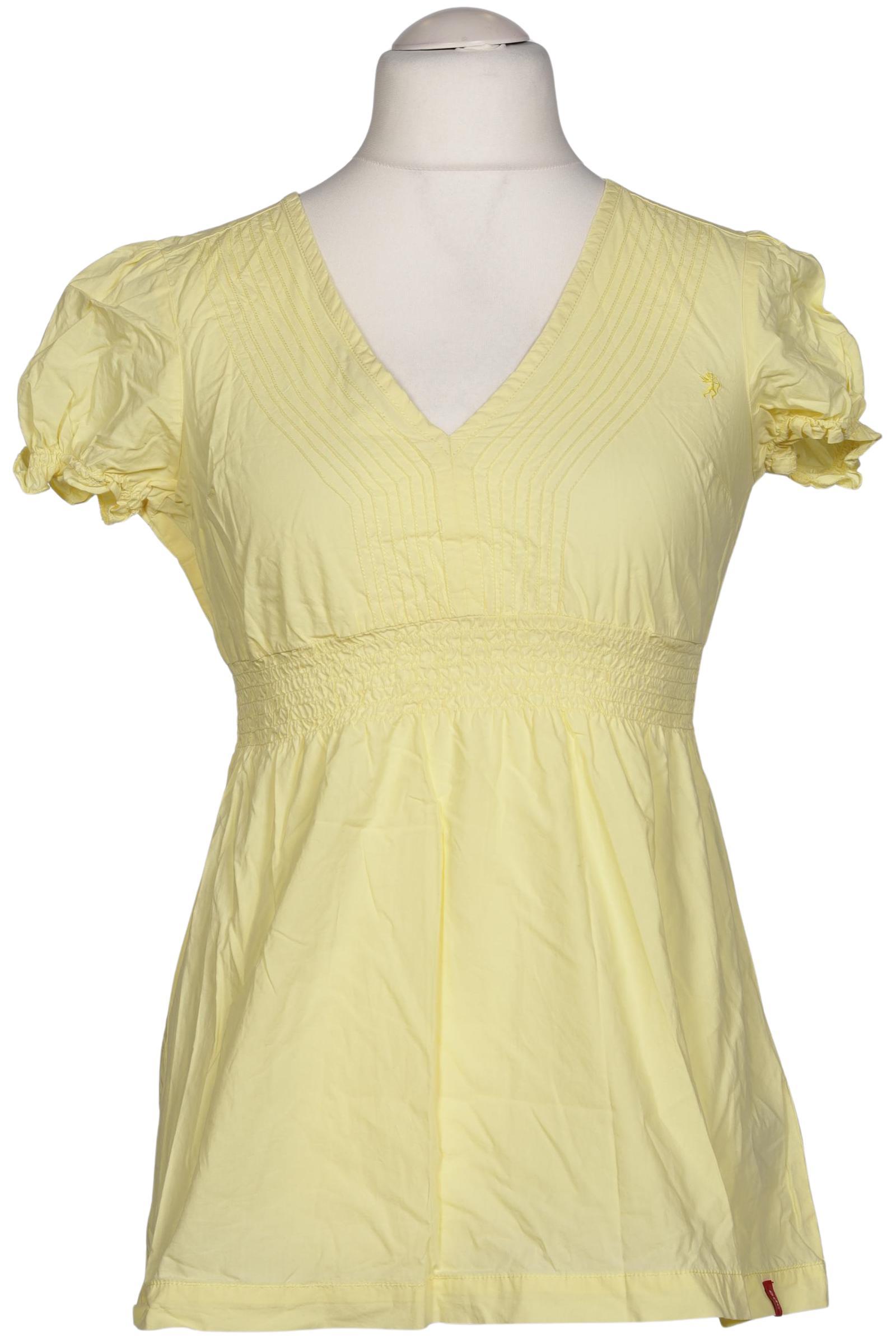 

edc by Esprit Damen Bluse, gelb, Gr. 38