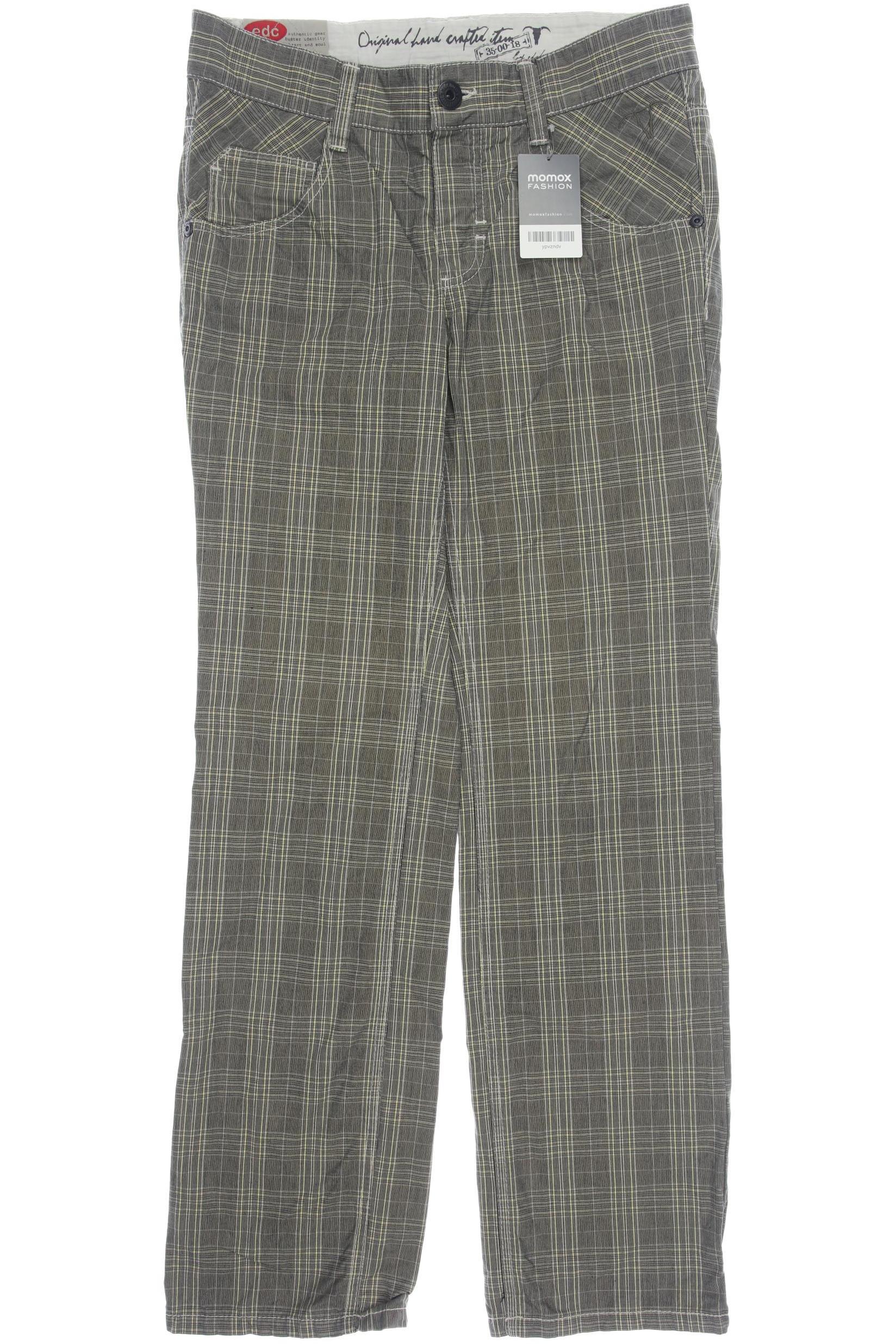 

edc by Esprit Herren Stoffhose, grau, Gr. 30