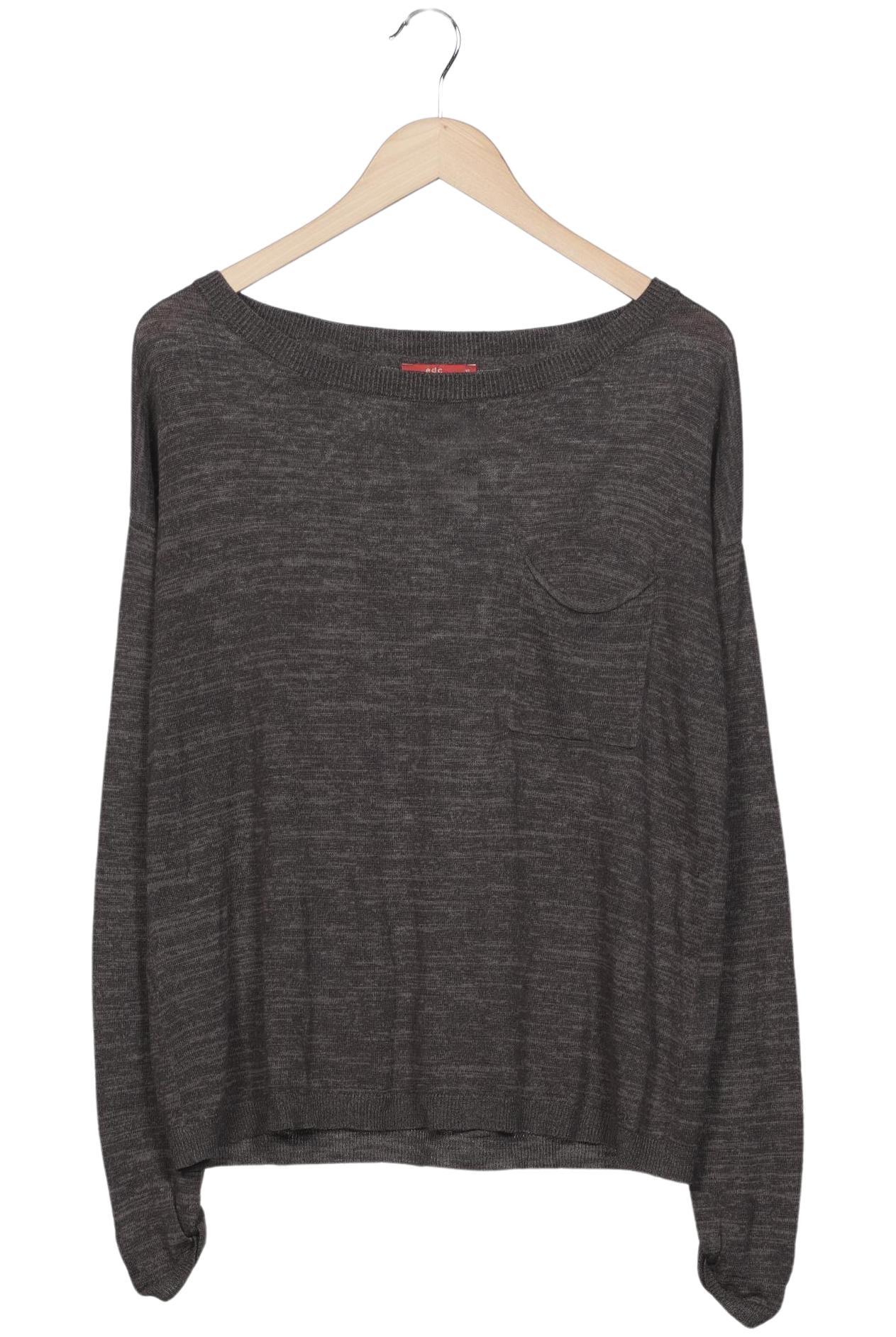 

edc by Esprit Damen Pullover, grau, Gr. 44