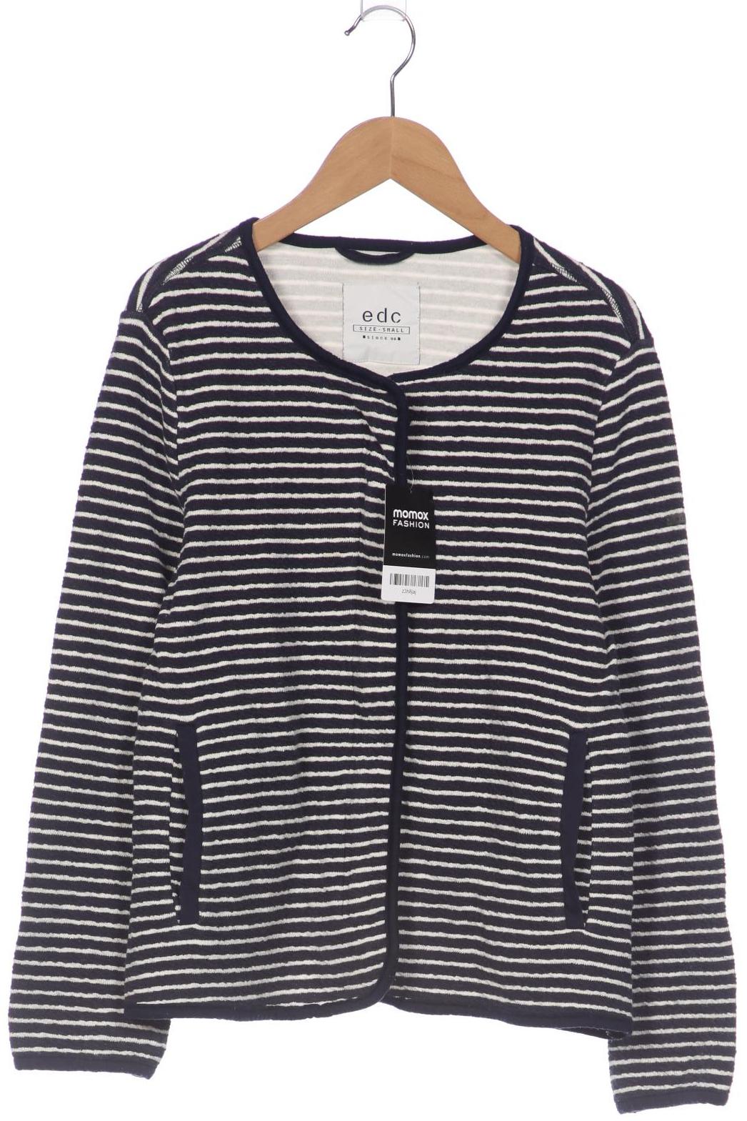 

edc by Esprit Damen Strickjacke, marineblau, Gr. 36