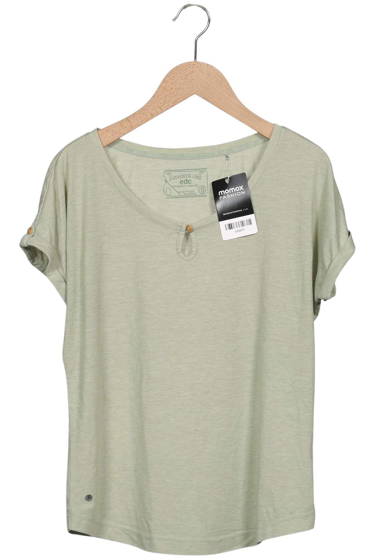 

edc by Esprit Damen T-Shirt, hellgrün, Gr. 36