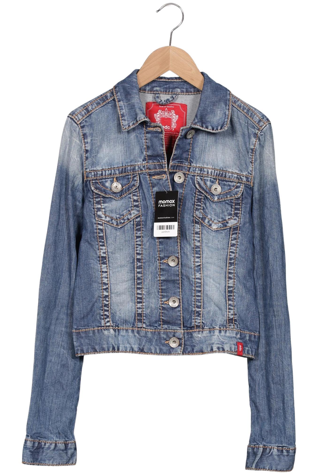 

edc by Esprit Damen Jacke, blau, Gr. 36