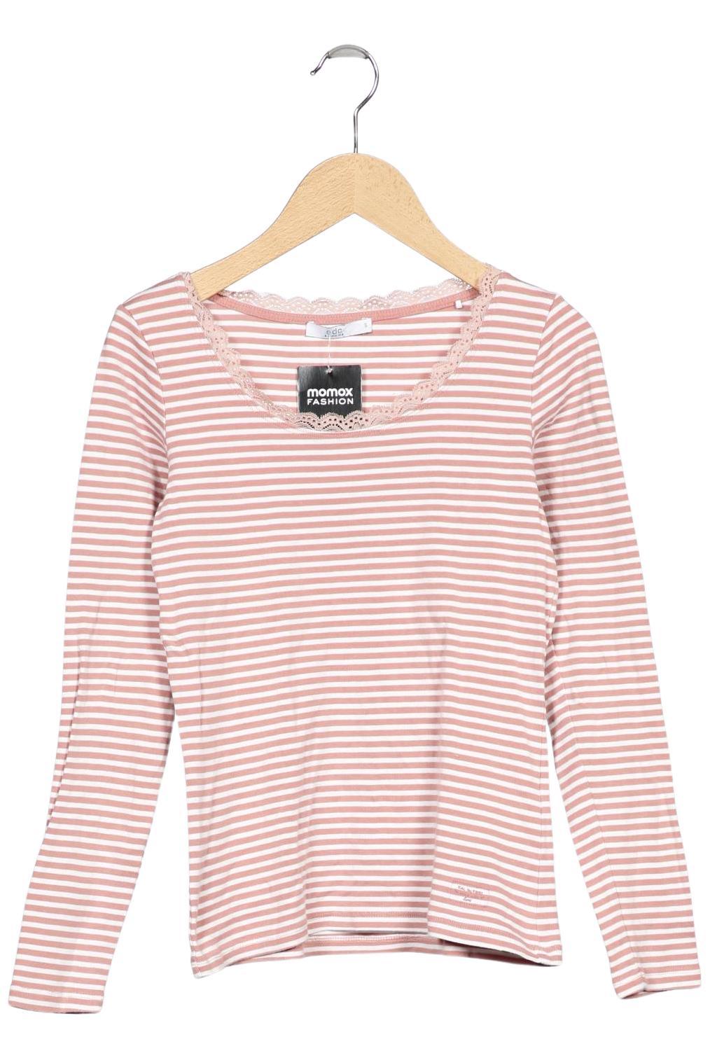 

edc by Esprit Damen Langarmshirt, pink, Gr. 36