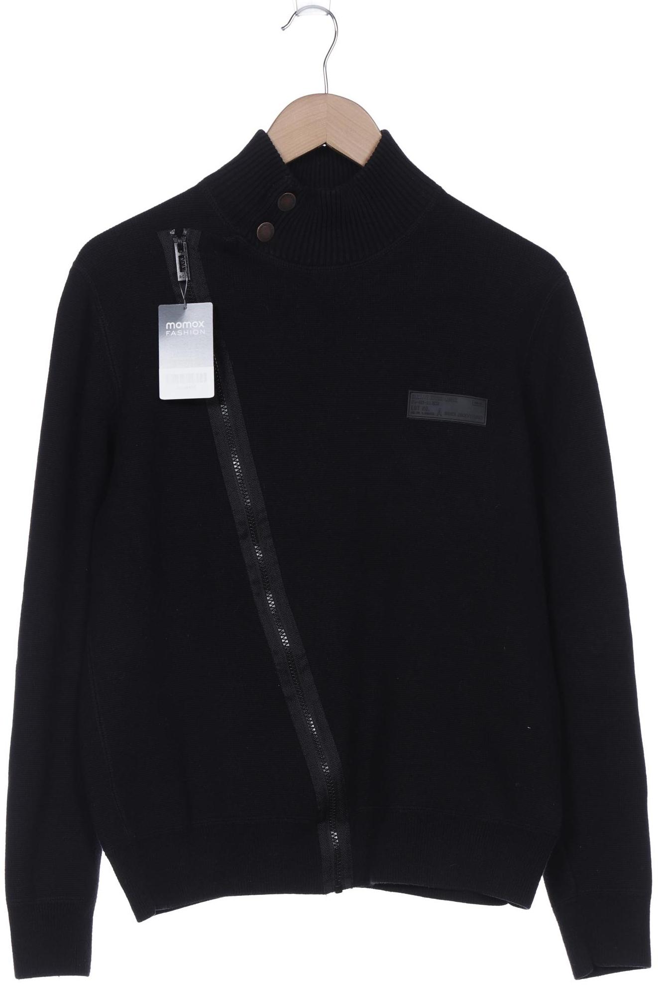 

edc by Esprit Herren Strickjacke, schwarz, Gr. 48