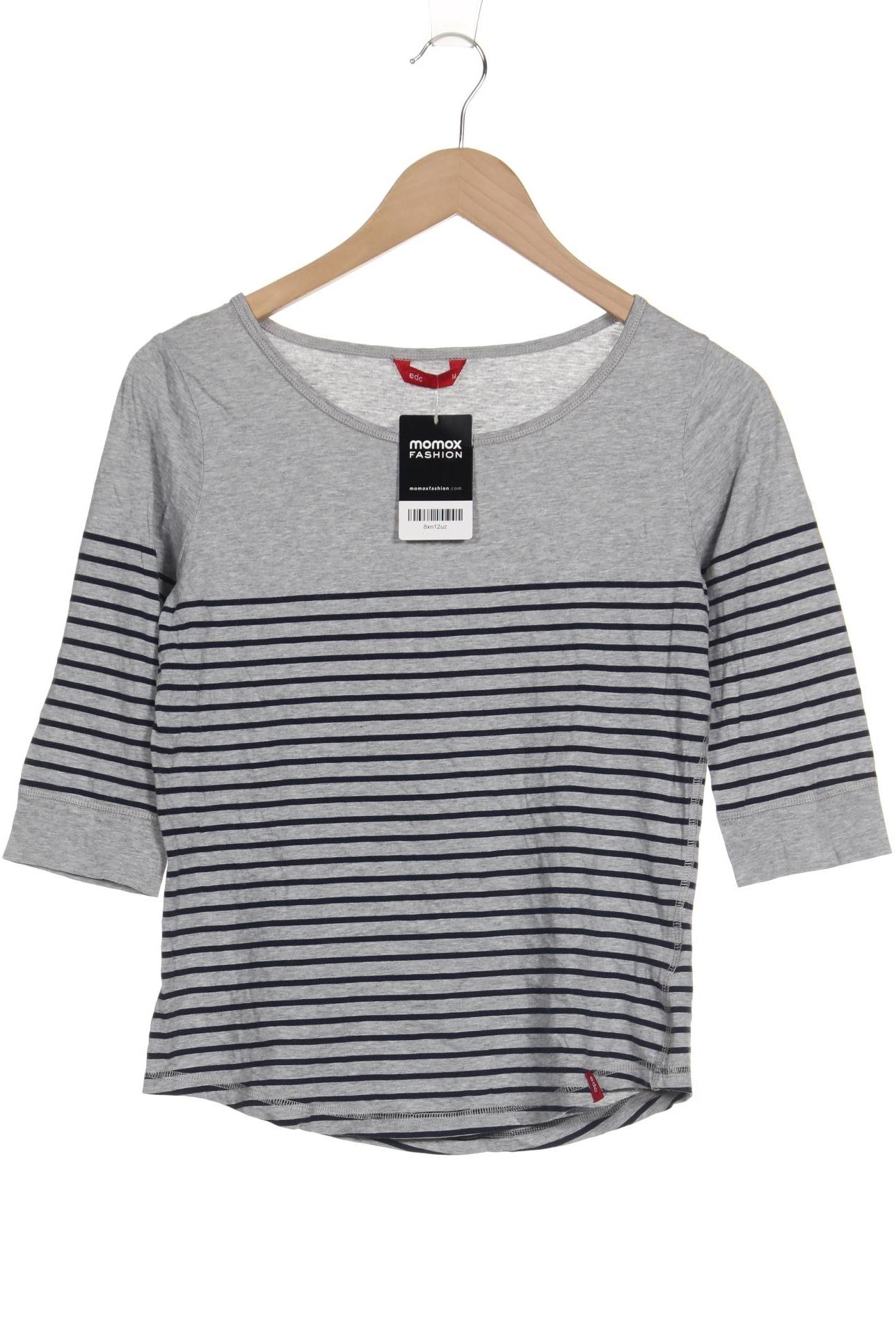 

edc by Esprit Damen Langarmshirt, grau, Gr. 38