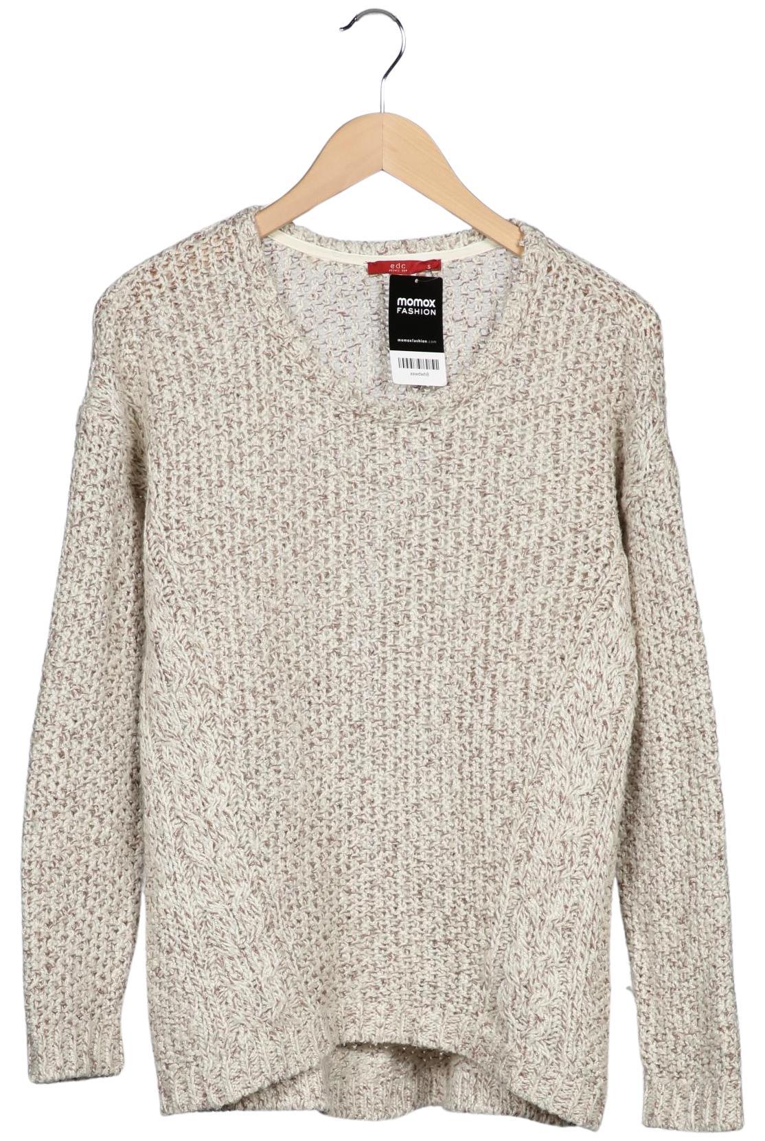 

edc by Esprit Damen Pullover, beige, Gr. 36