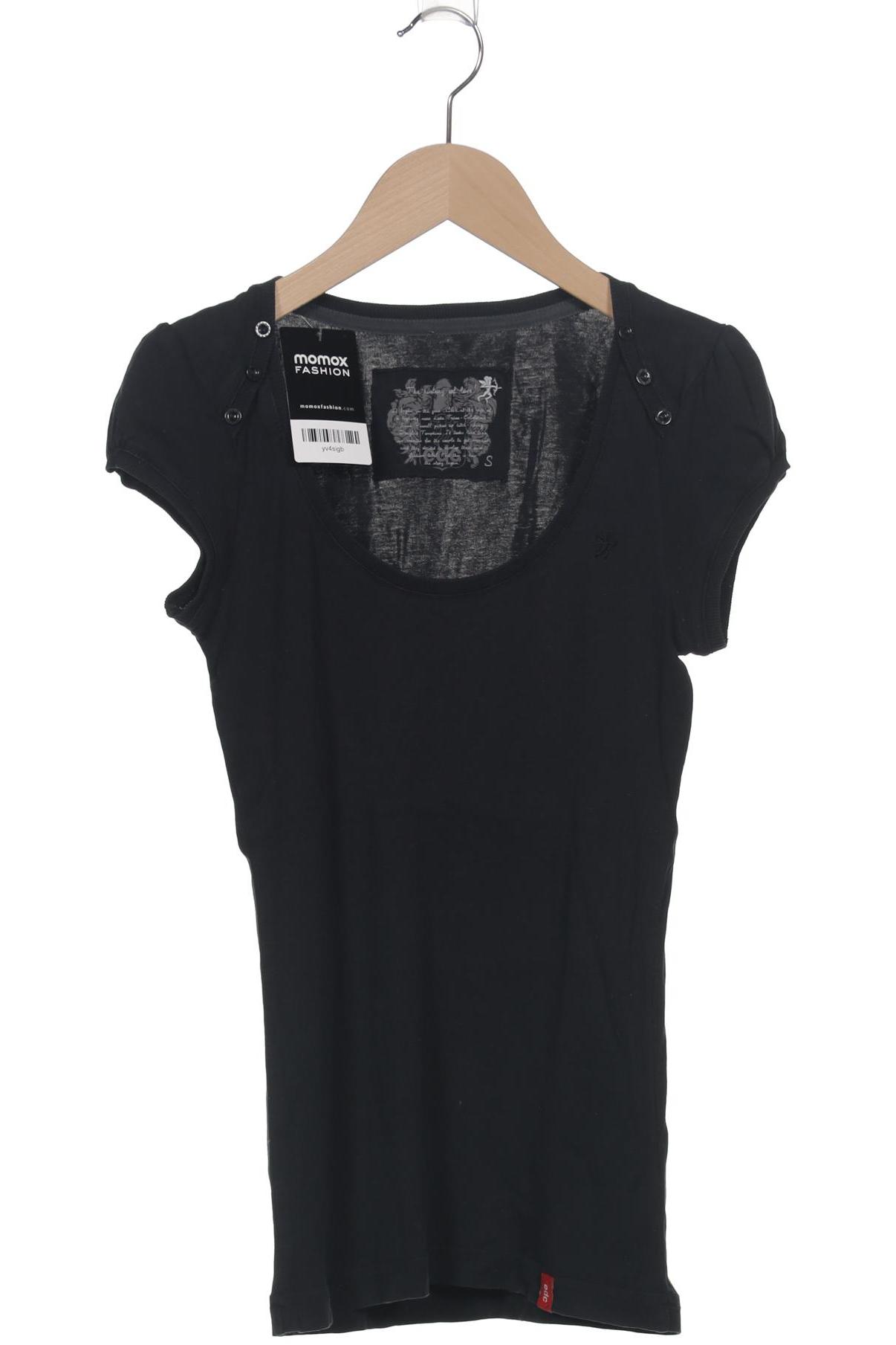 

edc by Esprit Damen T-Shirt, schwarz, Gr. 36
