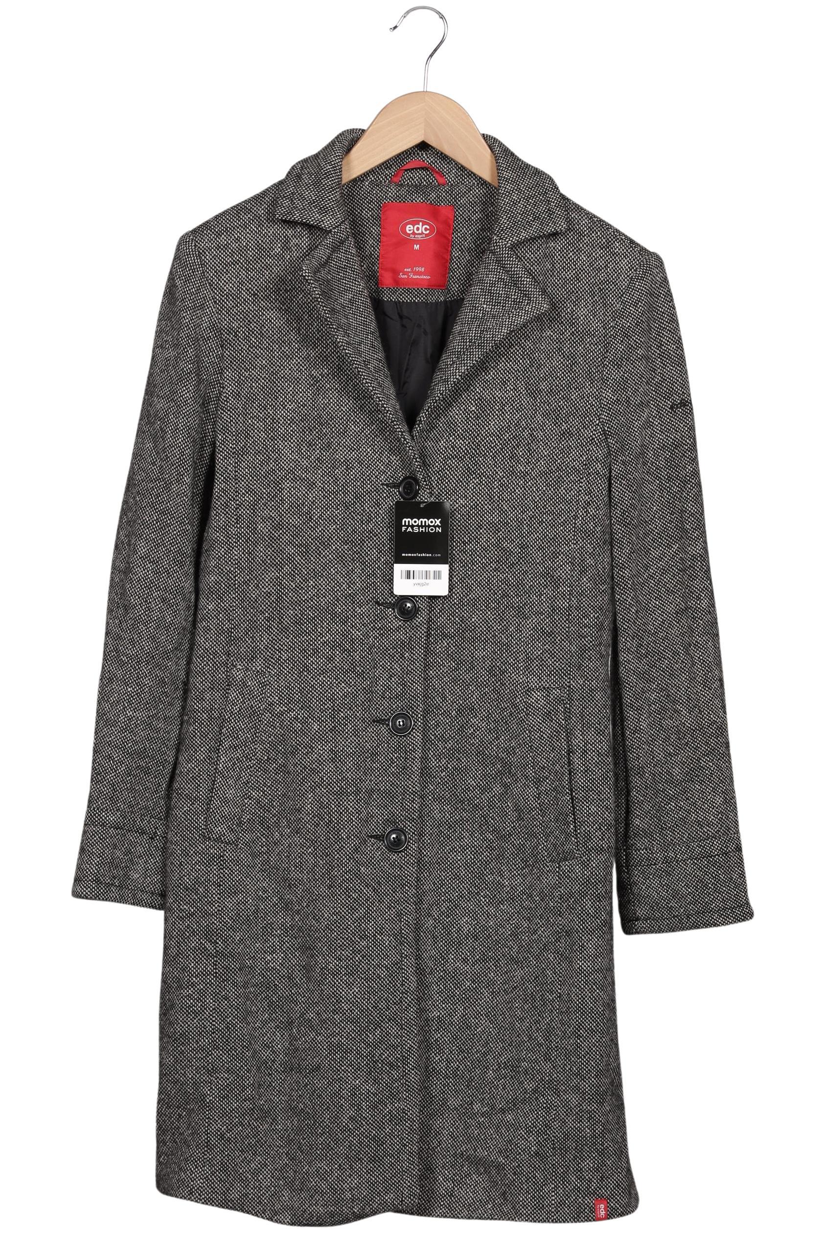 

edc by Esprit Damen Mantel, grau, Gr. 38