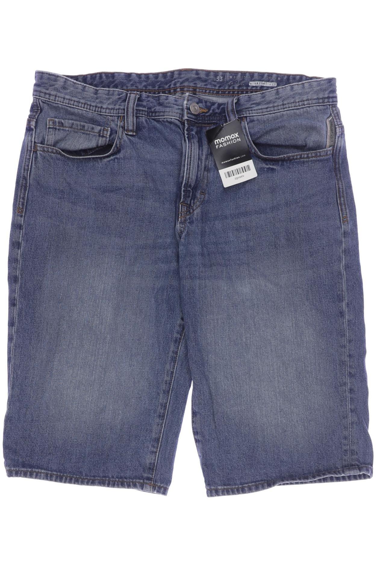

edc by Esprit Herren Shorts, blau, Gr. 33