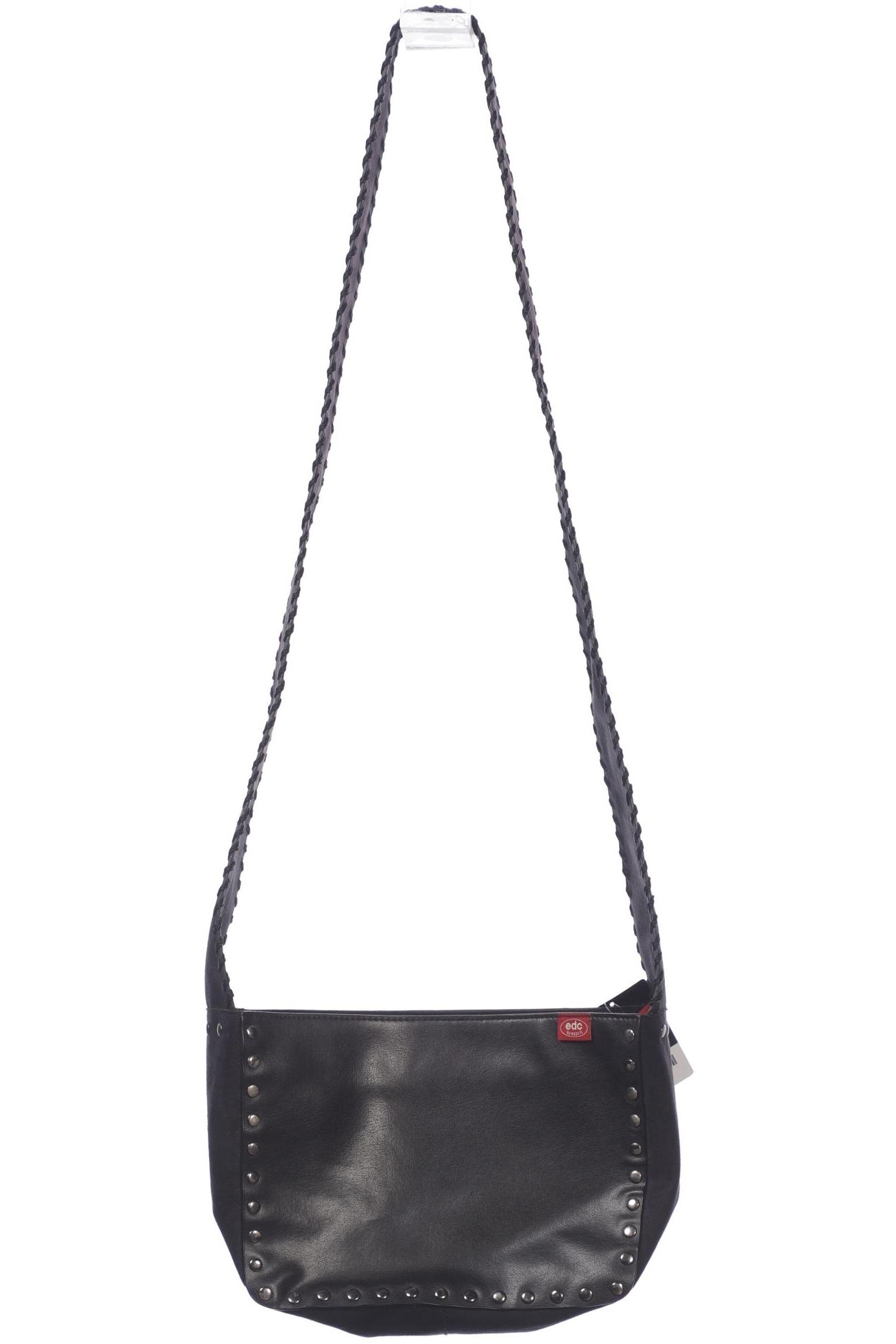 

edc by Esprit Damen Handtasche, schwarz, Gr.