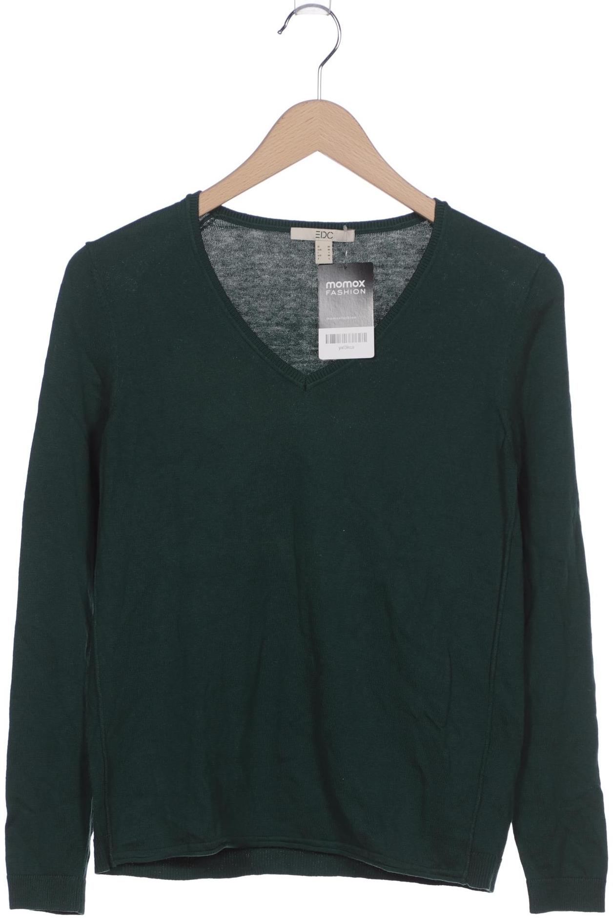 

edc by Esprit Damen Pullover, grün, Gr. 38