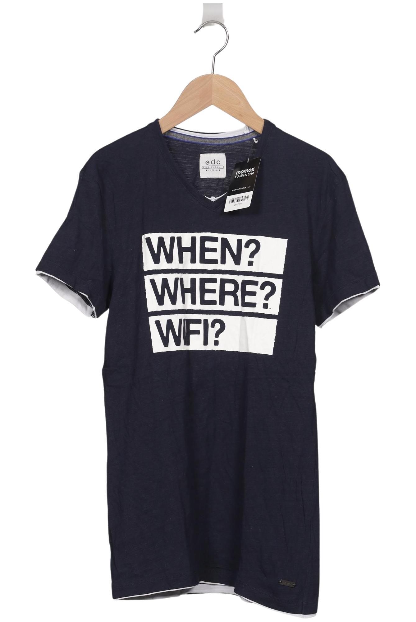 

edc by Esprit Herren T-Shirt, marineblau, Gr. 46