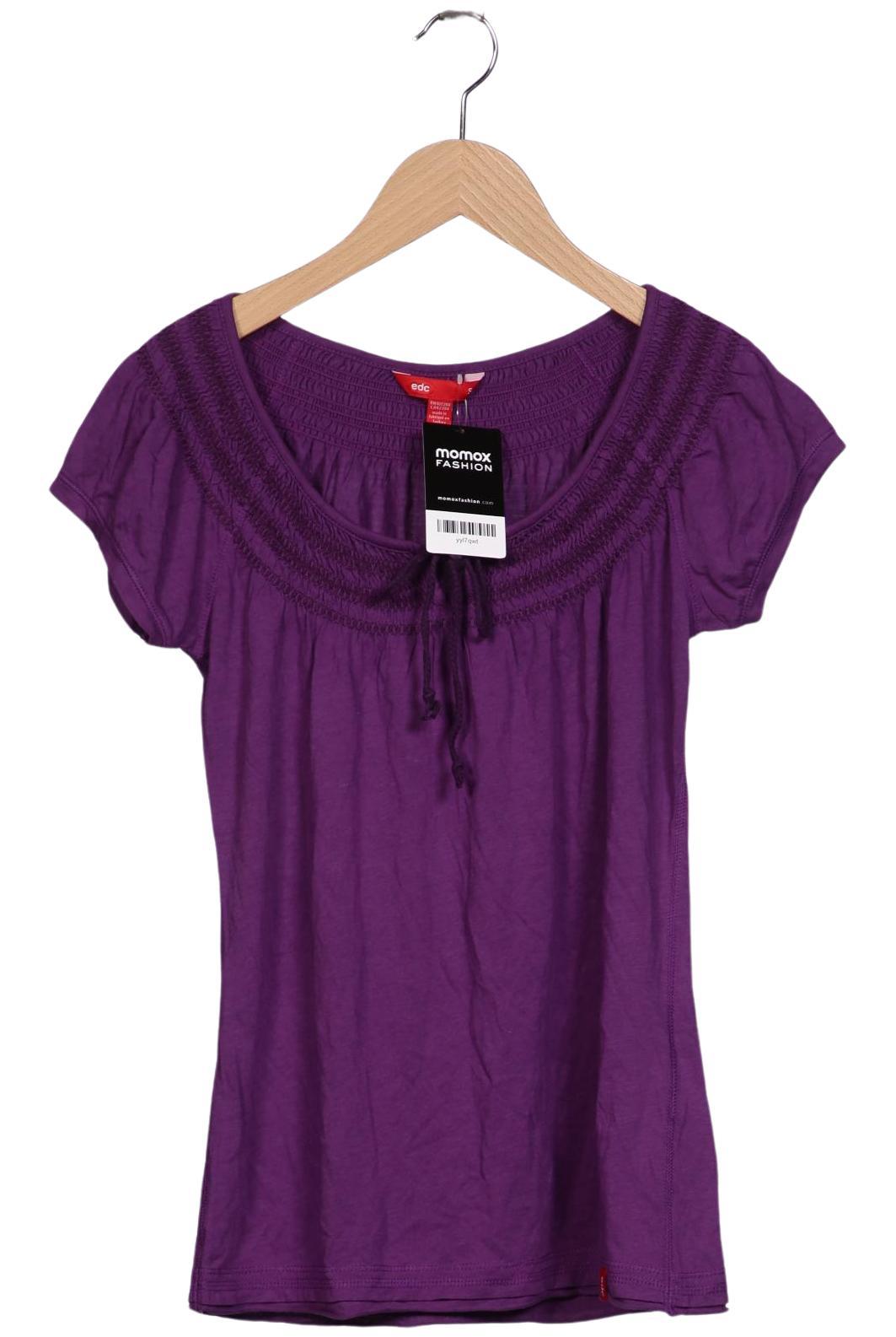 

edc by Esprit Damen T-Shirt, flieder, Gr. 36