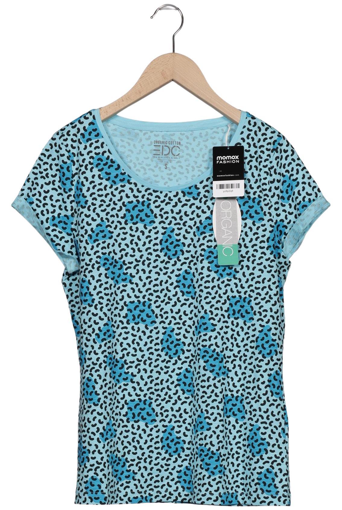 

edc by Esprit Damen T-Shirt, hellblau, Gr. 36