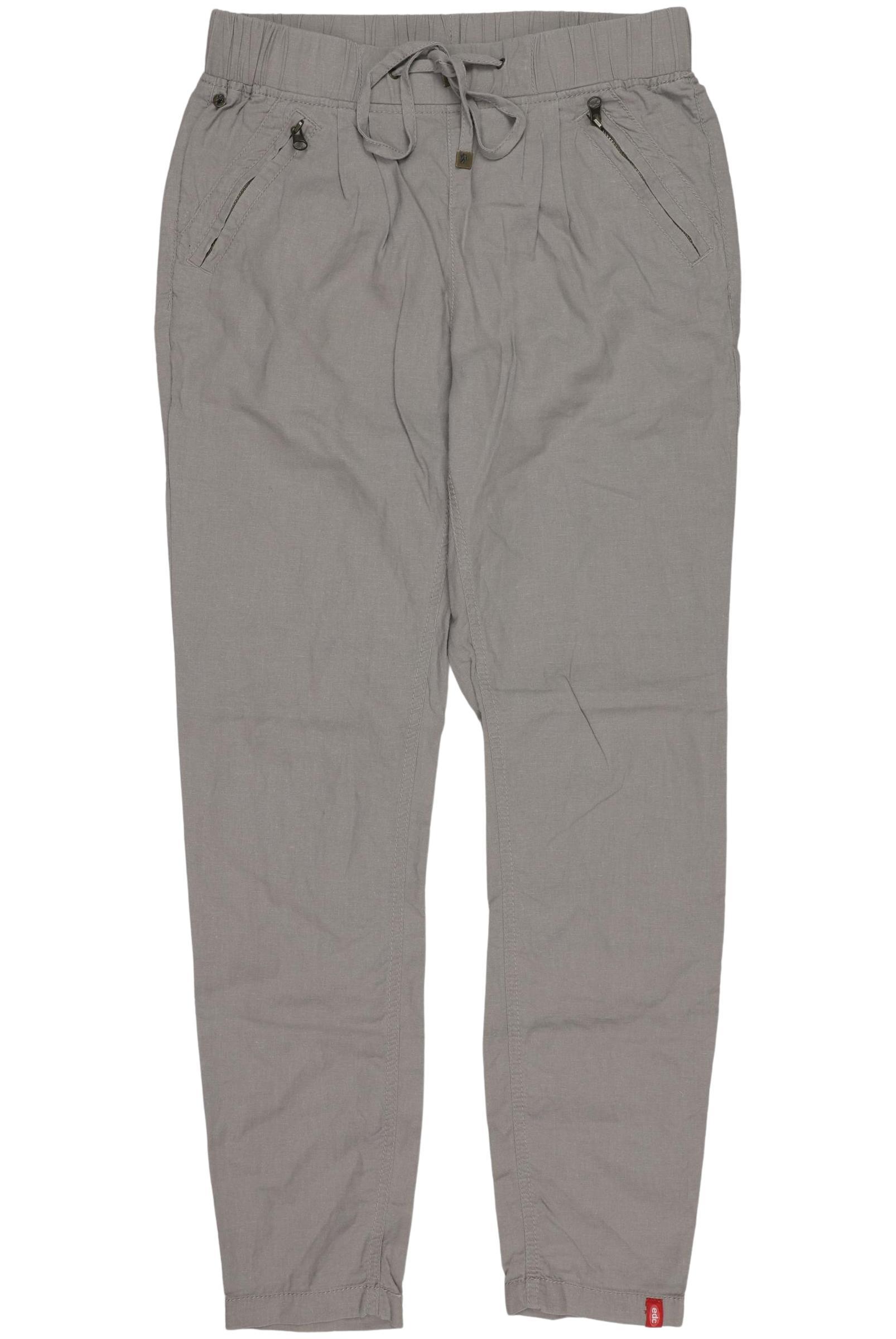

edc by Esprit Damen Stoffhose, grau, Gr. 36