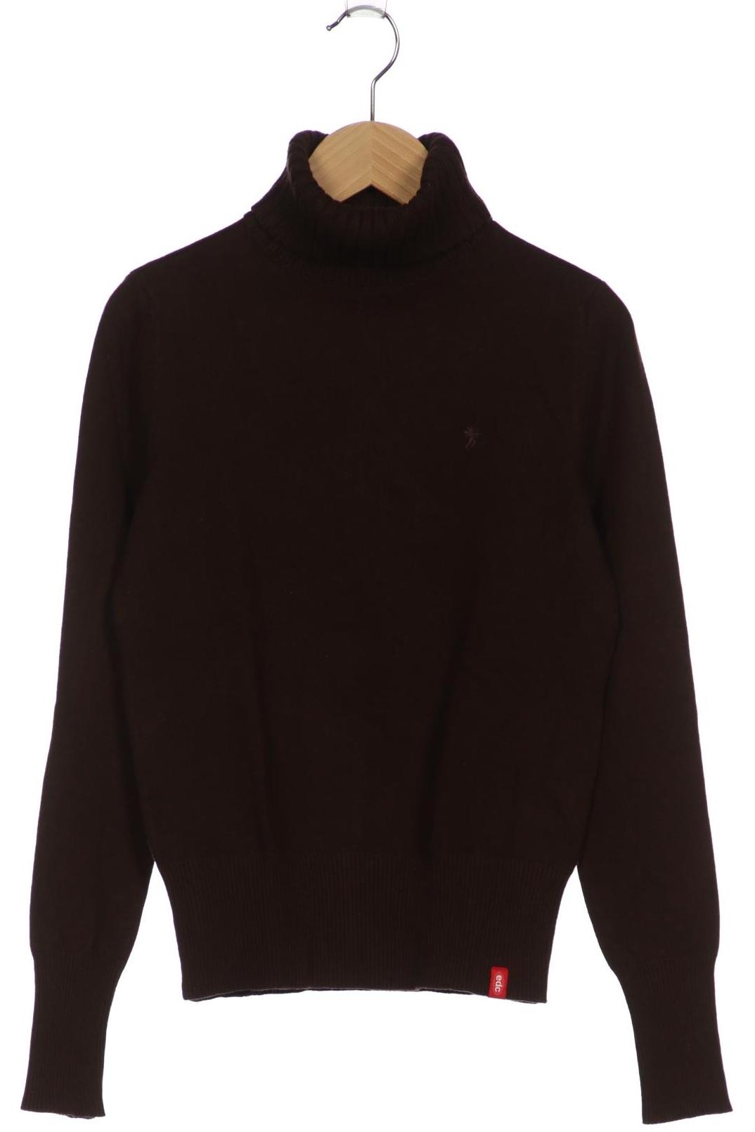 

edc by Esprit Damen Pullover, braun, Gr. 34