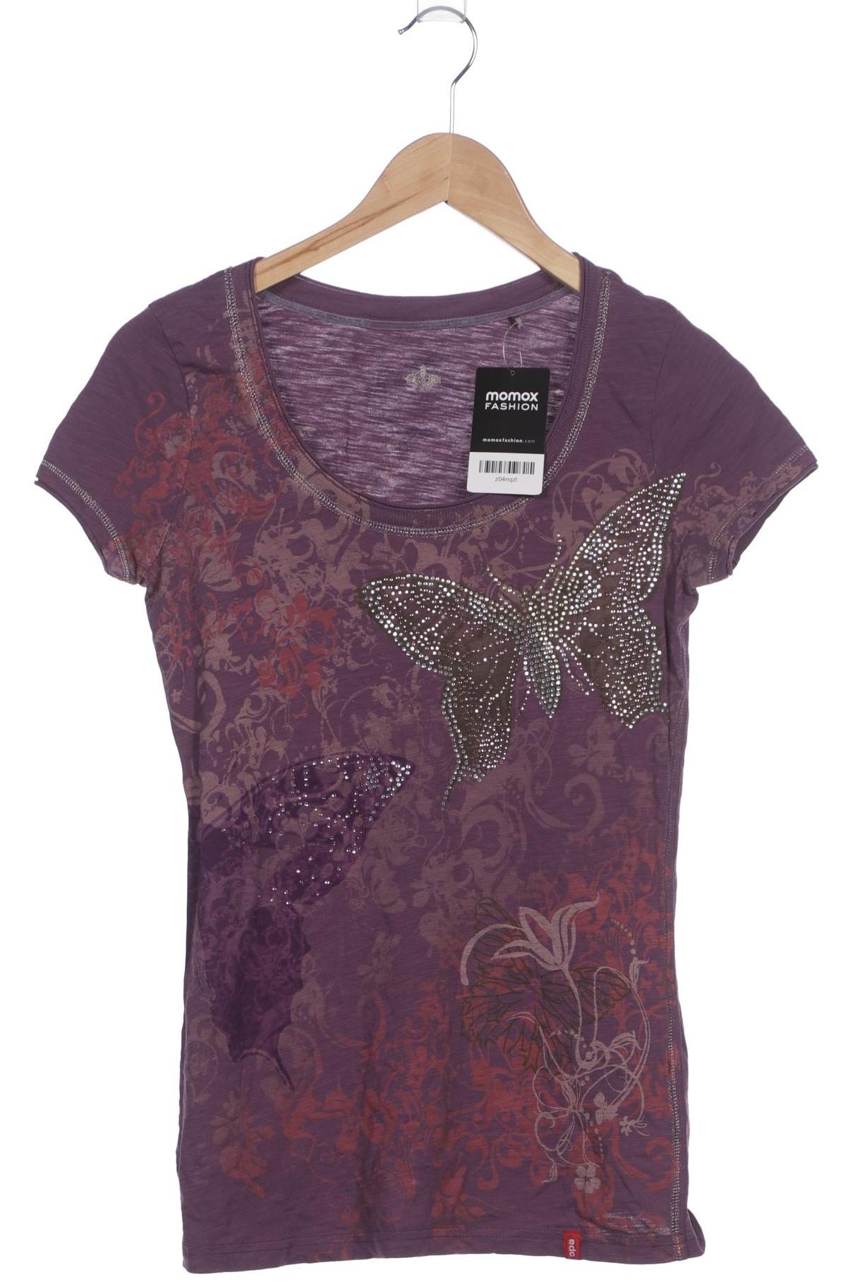 

edc by Esprit Damen T-Shirt, flieder, Gr. 36