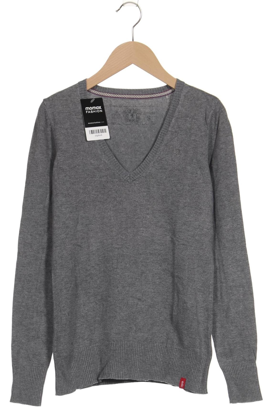 

edc by Esprit Damen Pullover, grau, Gr. 36