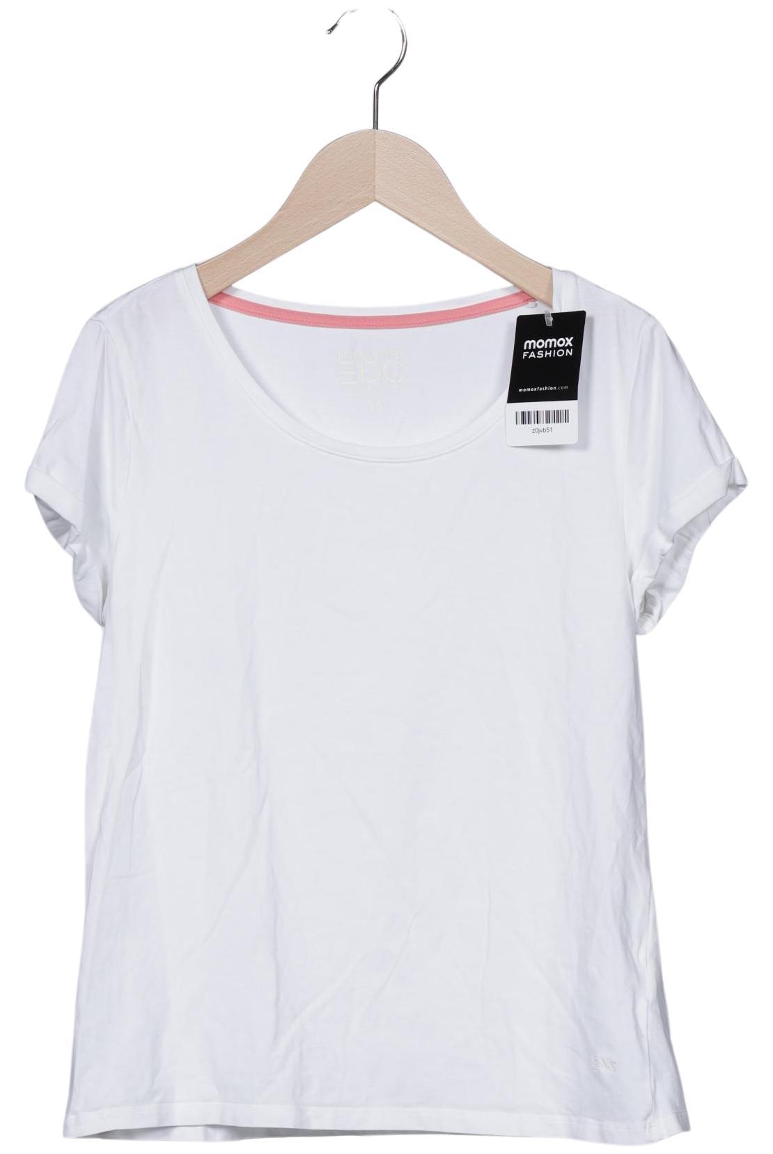 

edc by Esprit Damen T-Shirt, weiß, Gr. 34