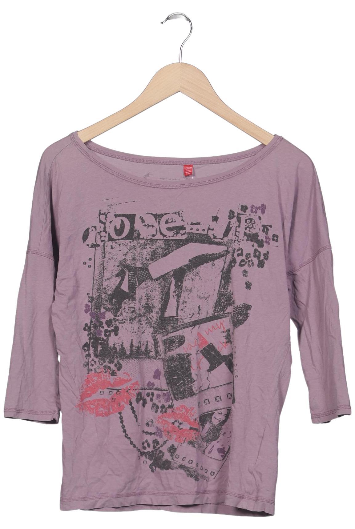 

edc by Esprit Damen Langarmshirt, flieder, Gr. 38