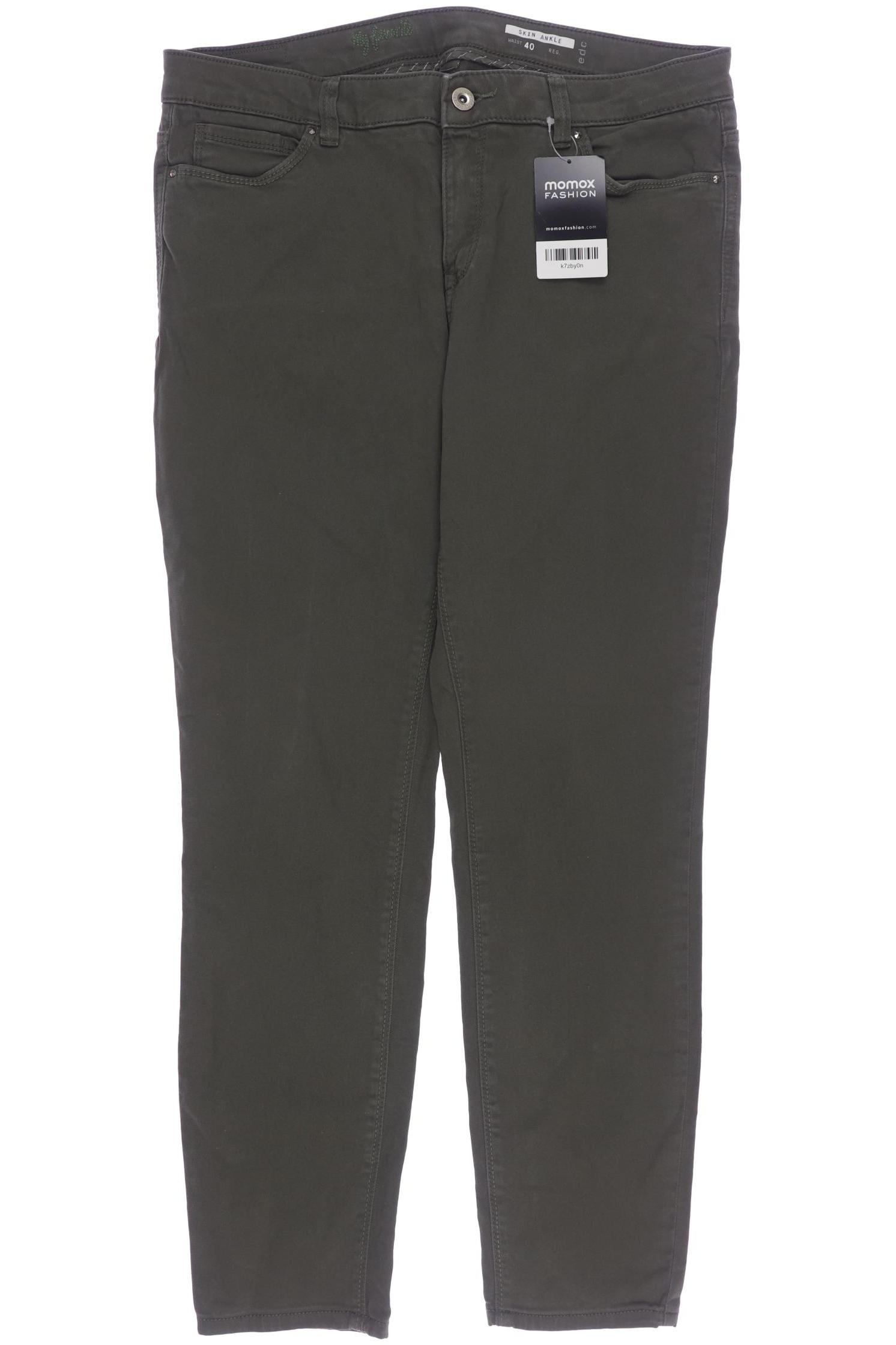 

edc by Esprit Damen Jeans, grün, Gr. 40