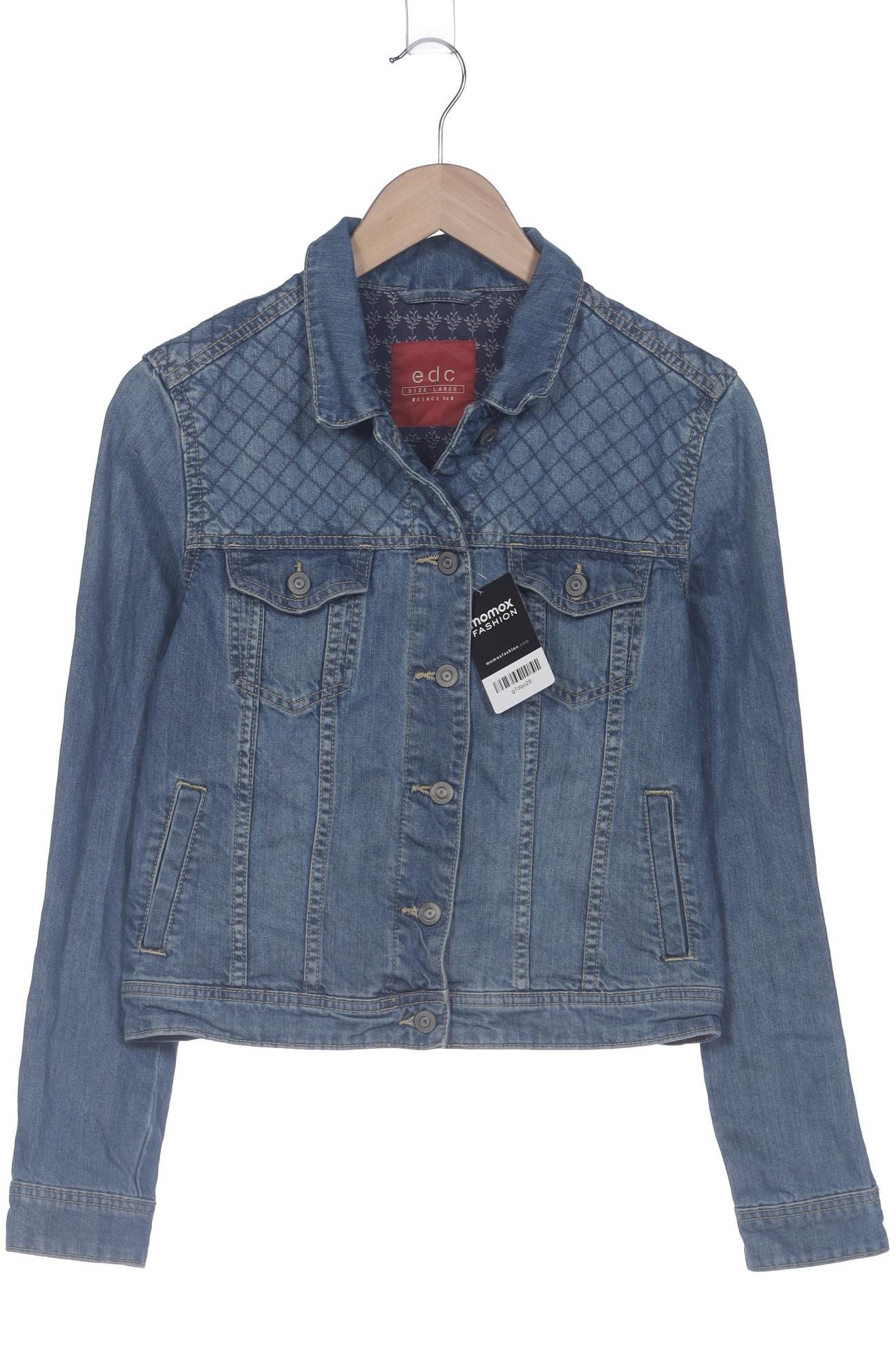 

edc by Esprit Damen Jacke, blau, Gr. 42