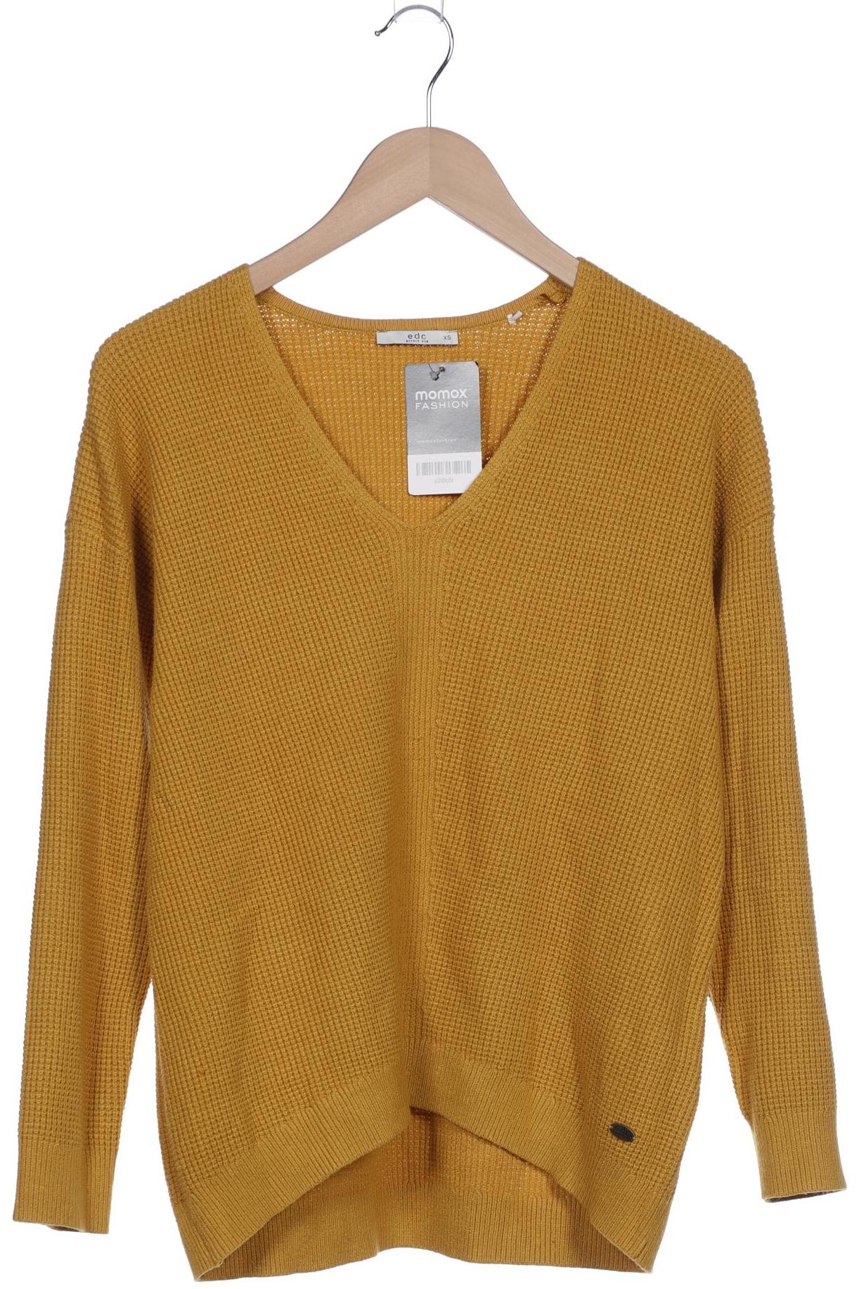 

edc by Esprit Damen Pullover, gelb