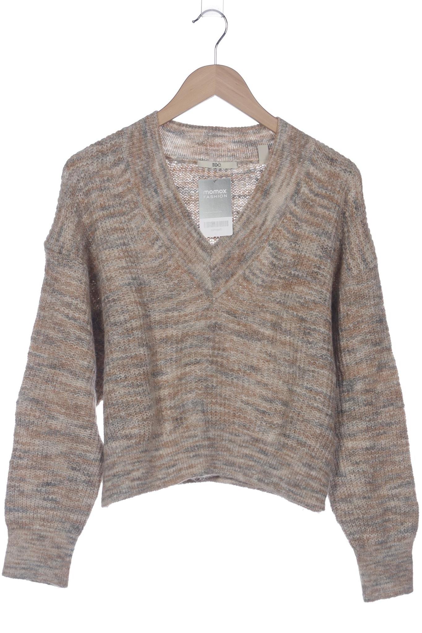

edc by Esprit Damen Pullover, beige, Gr. 34