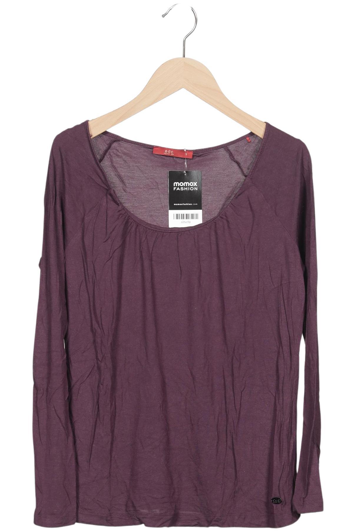 

edc by Esprit Damen Langarmshirt, flieder, Gr. 36