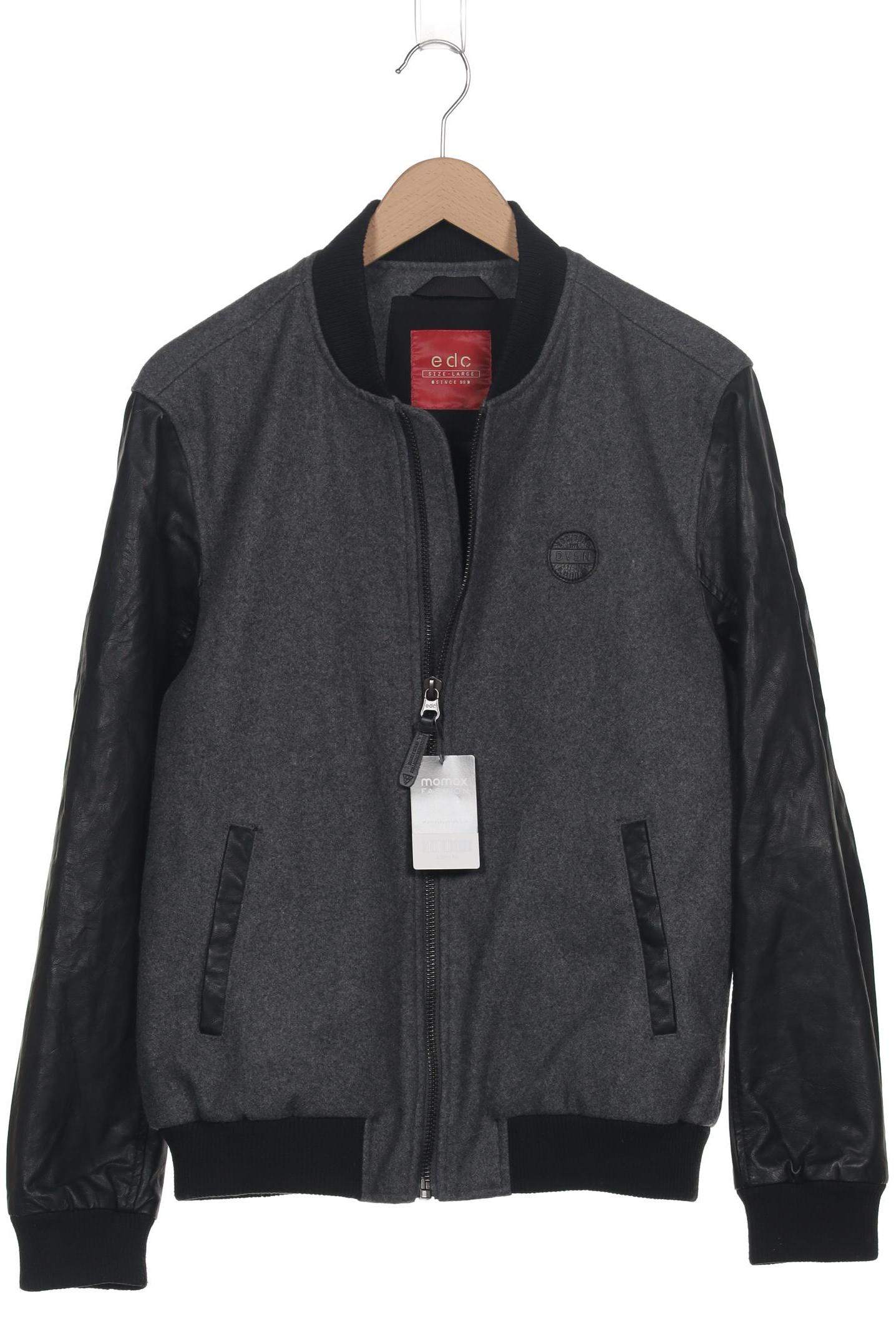 

edc by Esprit Herren Jacke, grau, Gr. 52