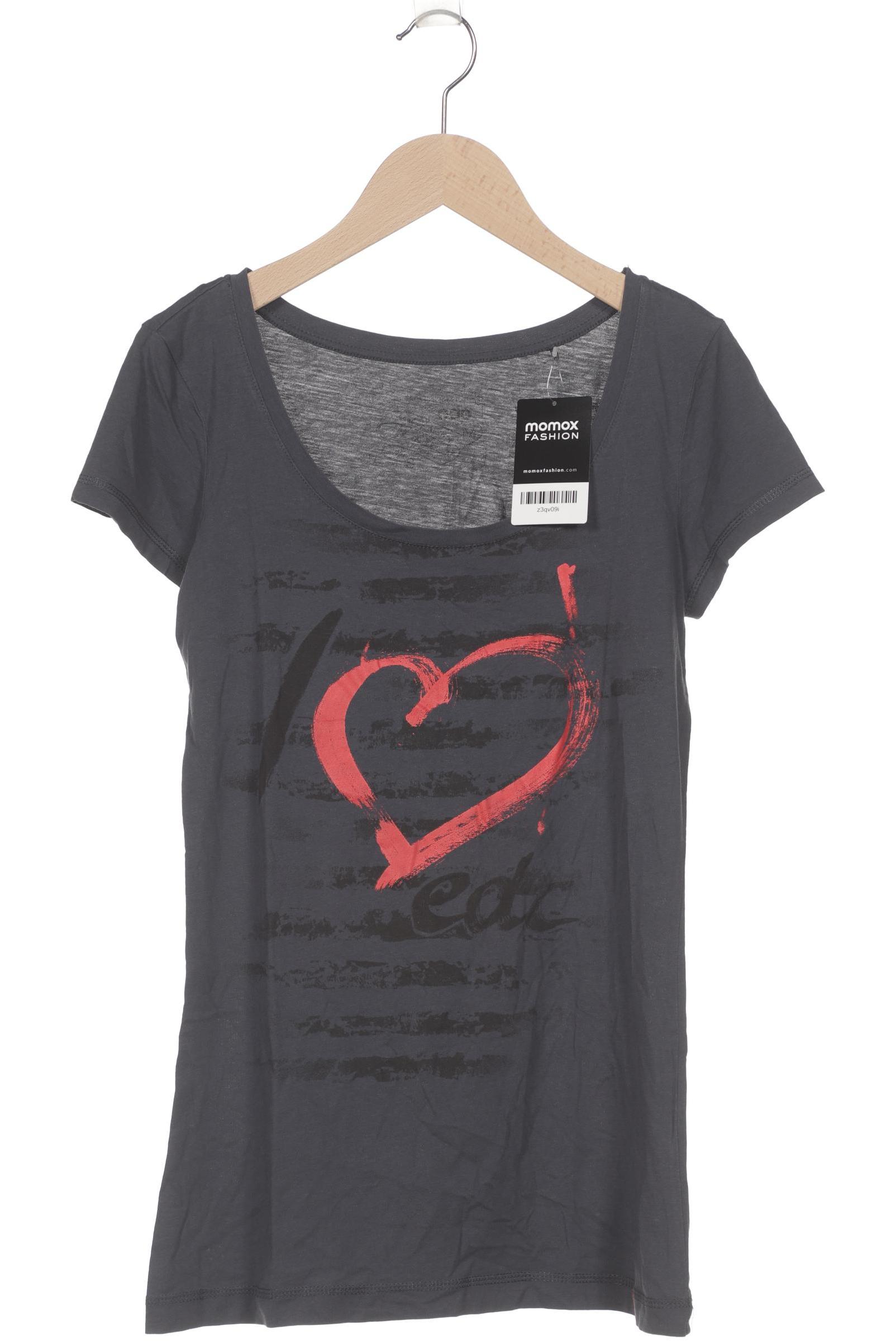 

edc by Esprit Damen T-Shirt, marineblau, Gr. 36