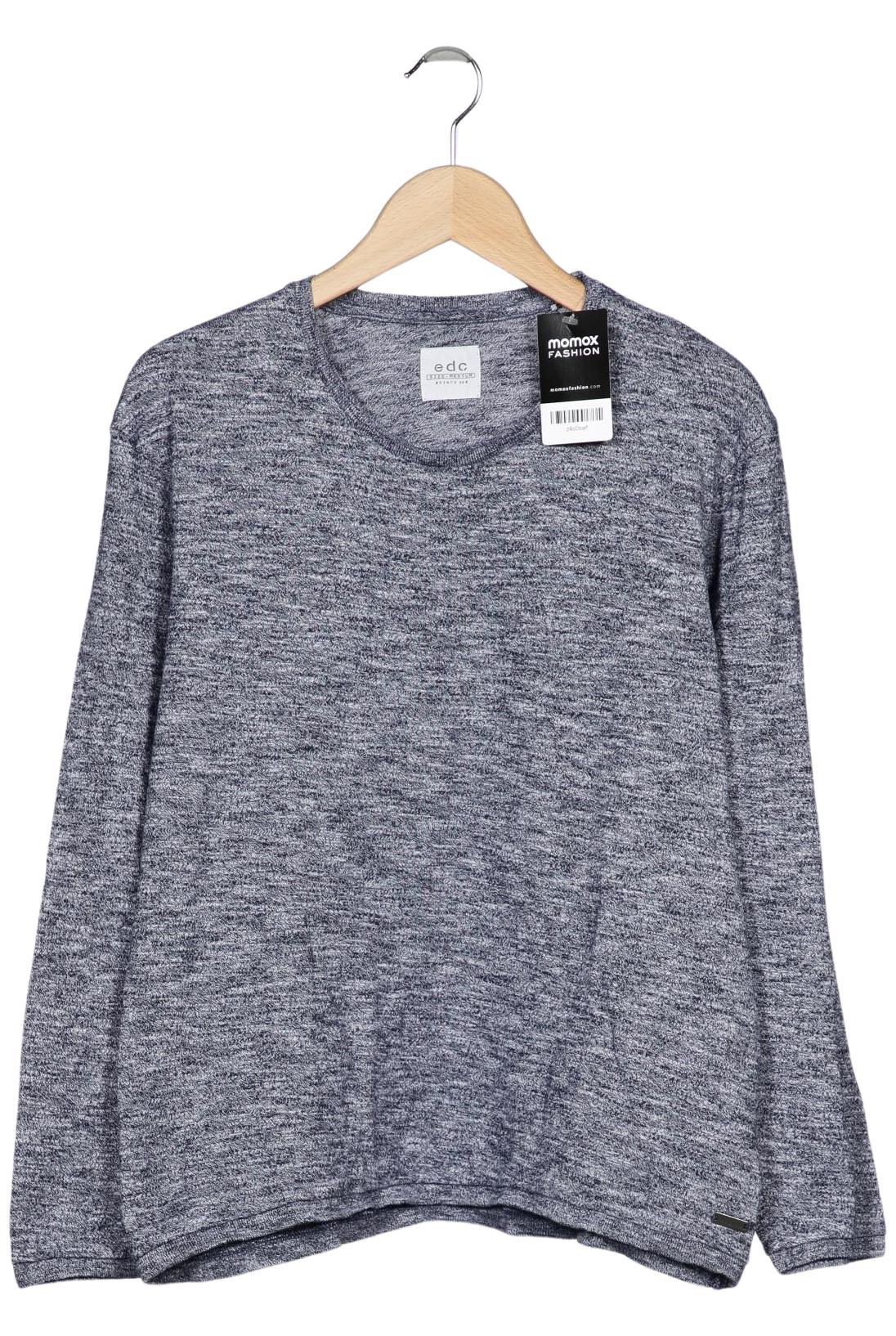 Thumbnail - edc by Esprit Herren Langarmshirt, grau, Gr. 48