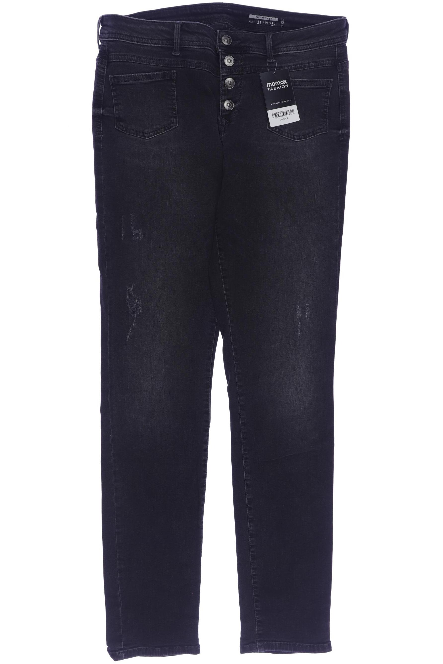 

edc by Esprit Damen Jeans, grau, Gr. 31