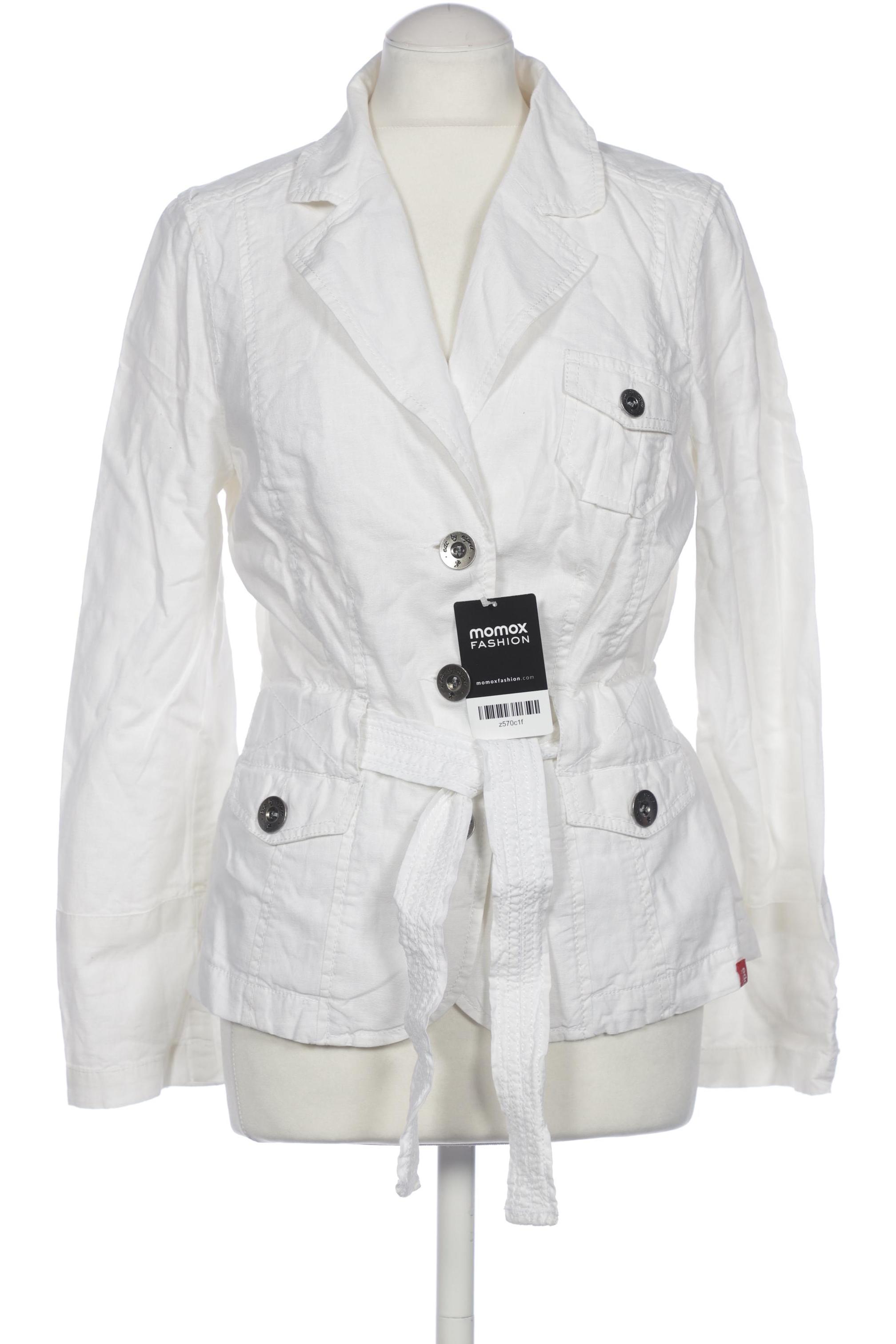 

edc by Esprit Damen Blazer, weiß, Gr. 38