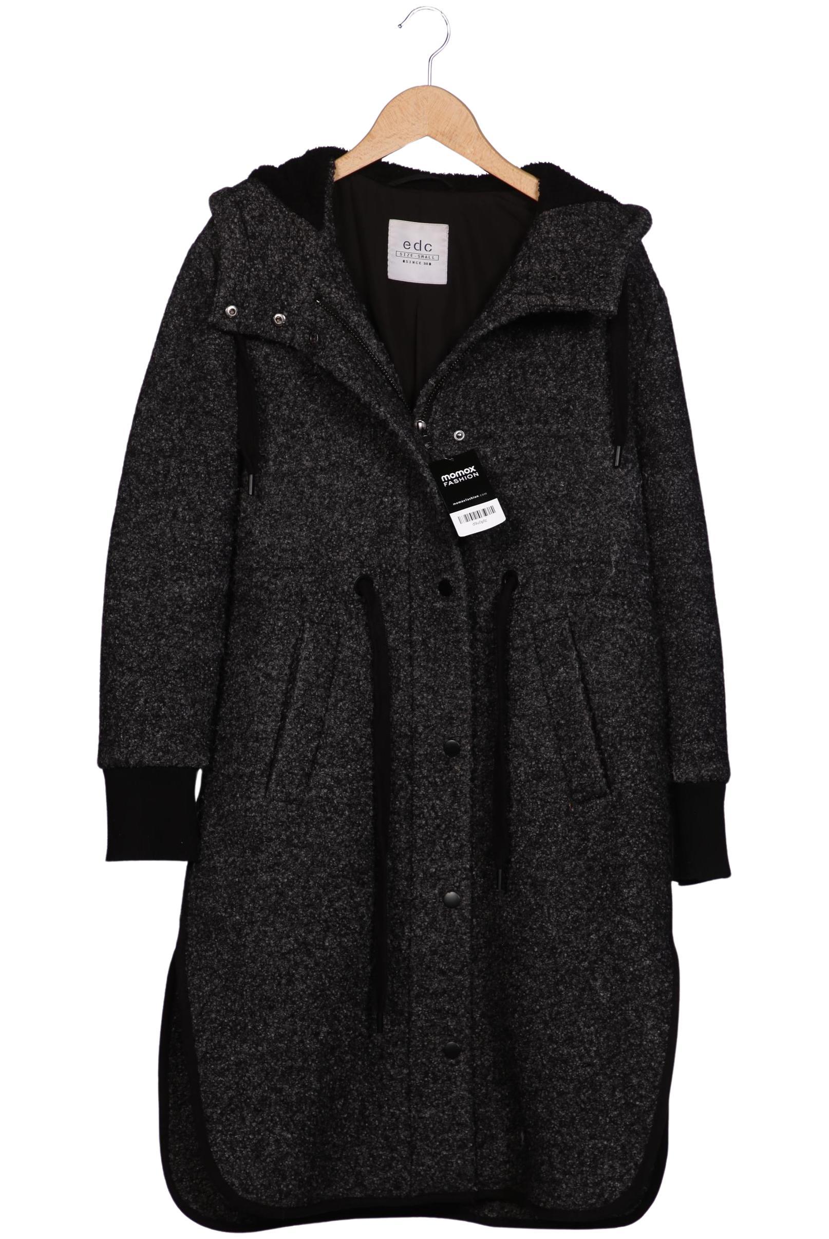 

edc by Esprit Damen Mantel, grau, Gr. 36